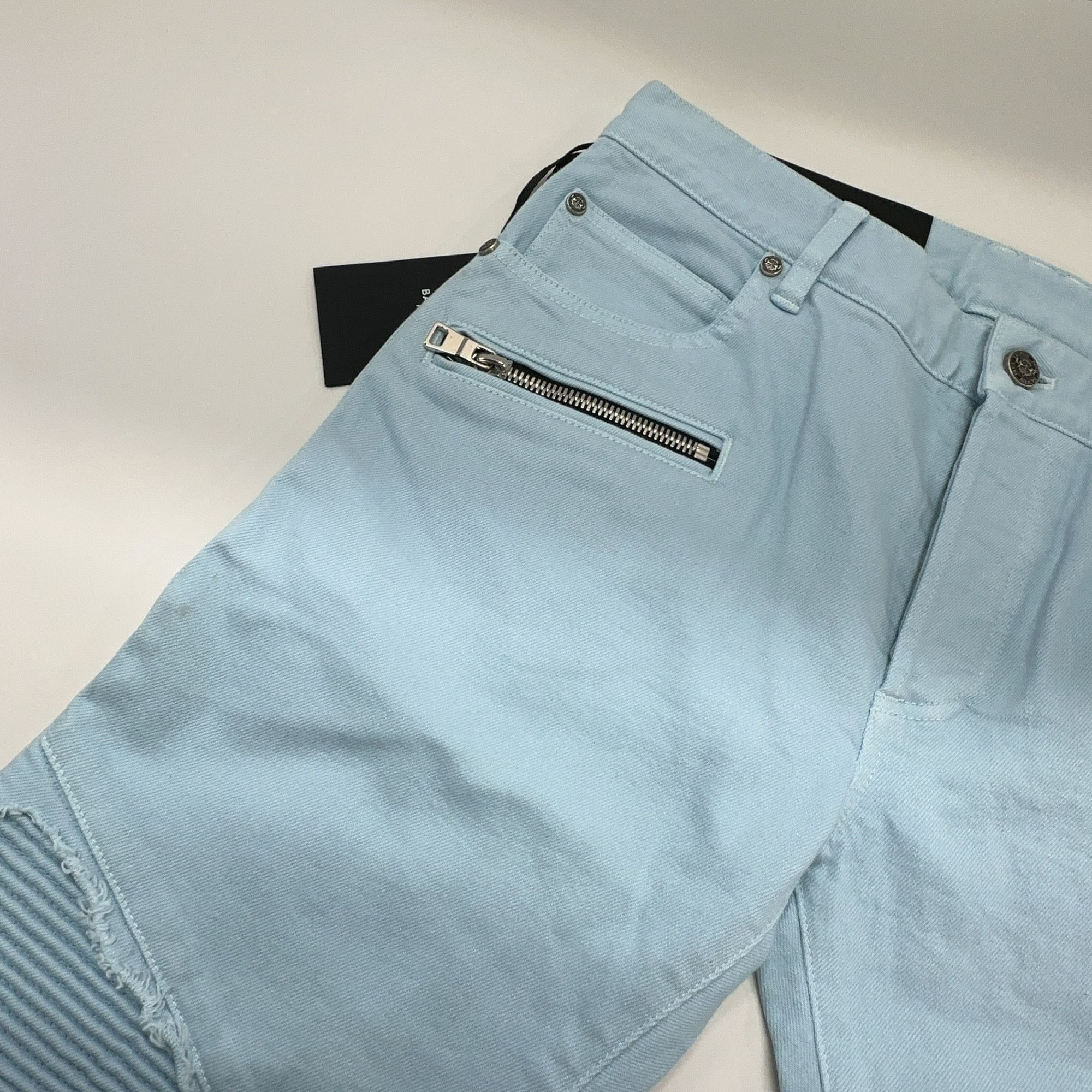 Balmain Balmain Ribbed Denim Jeans Size 31 Size US 31 - 7 Thumbnail