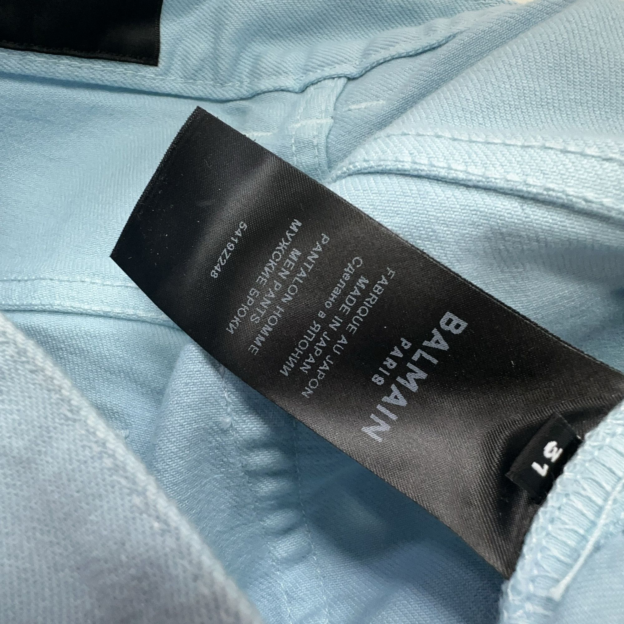 Balmain Balmain Ribbed Denim Jeans Size 31 Size US 31 - 6 Thumbnail