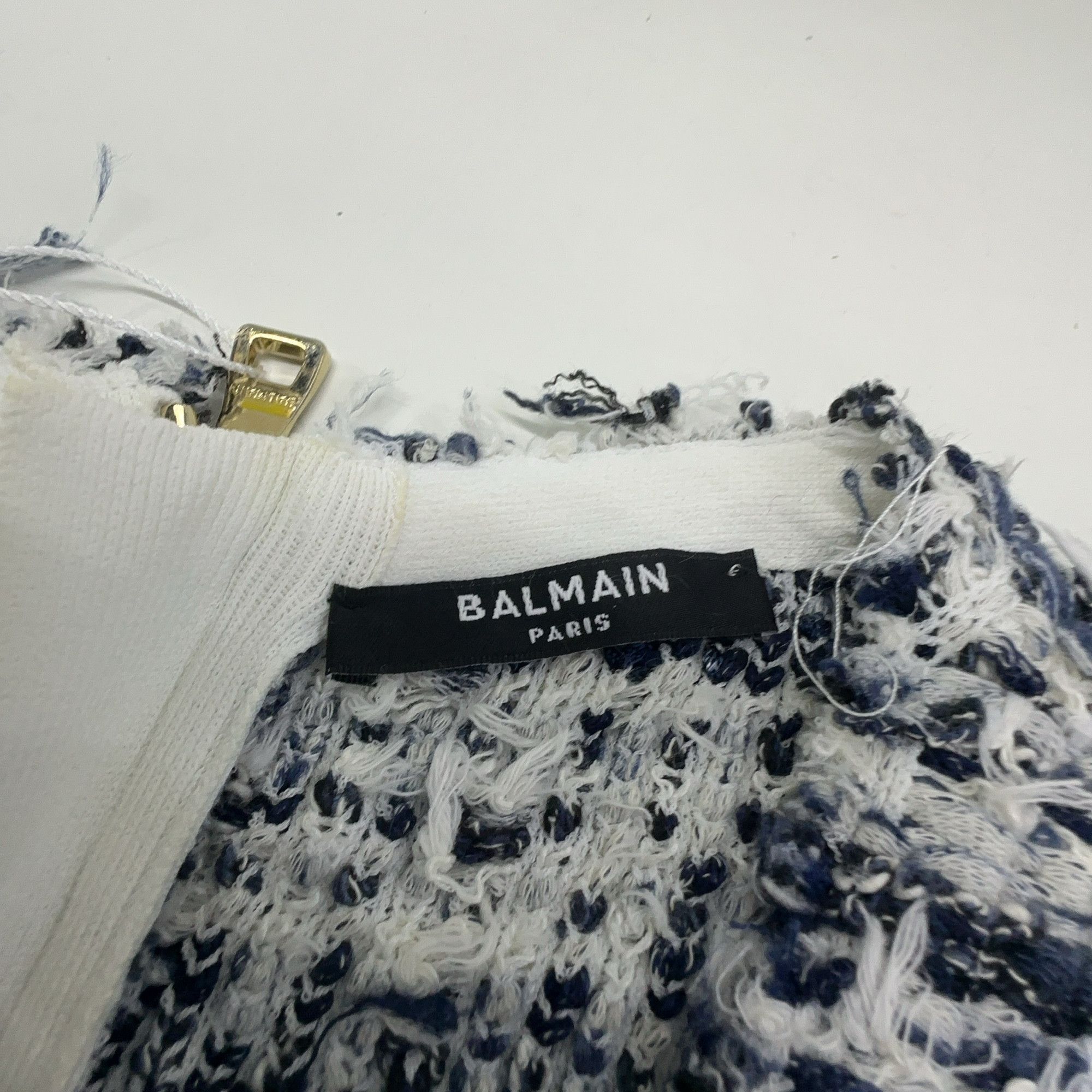 Balmain Balmain Tweed Sleeveless Mini Dress Size 36 Size XS / US 0-2 / IT 36-38 - 5 Thumbnail