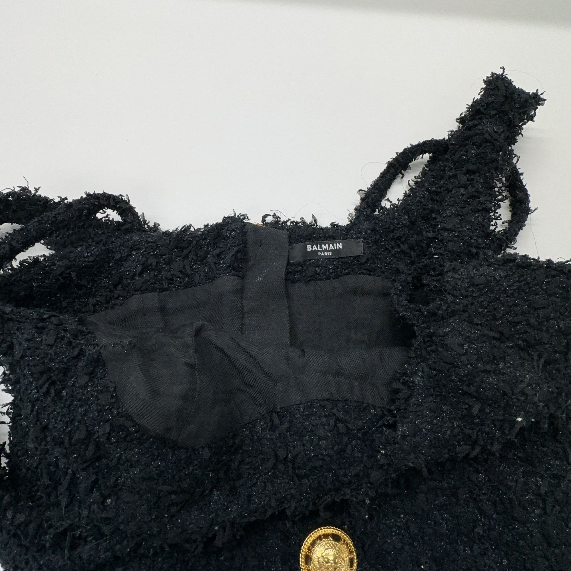 Balmain Balmain Gold Button Crop Top FR 34 Size XS / US 0-2 / IT 36-38 - 5 Thumbnail