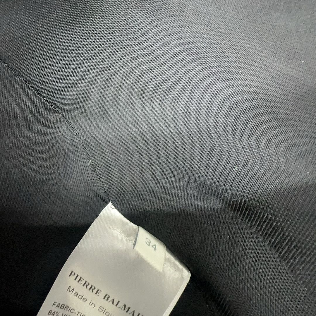 Pierre Balmain Pierre Balmain Black Blazer Size 34 Size XS / US 0-2 / IT 36-38 - 3 Thumbnail
