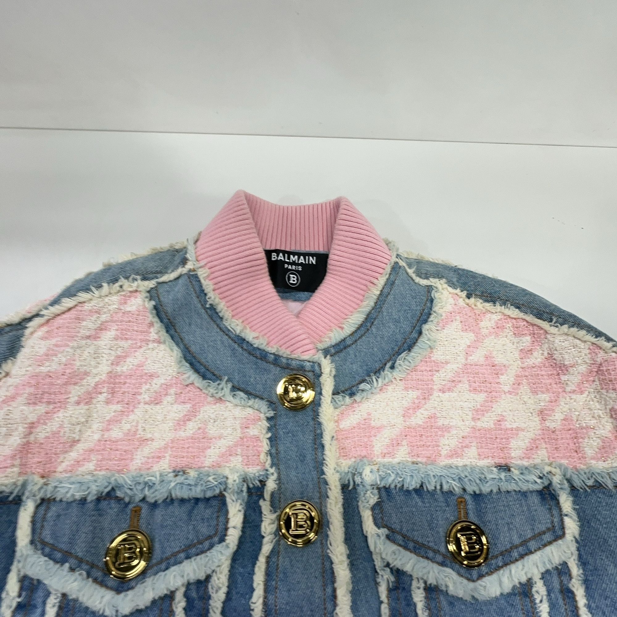 Balmain Balmain Tweed Denim Jacket FR 34 Size XS / US 0-2 / IT 36-38 - 5 Thumbnail