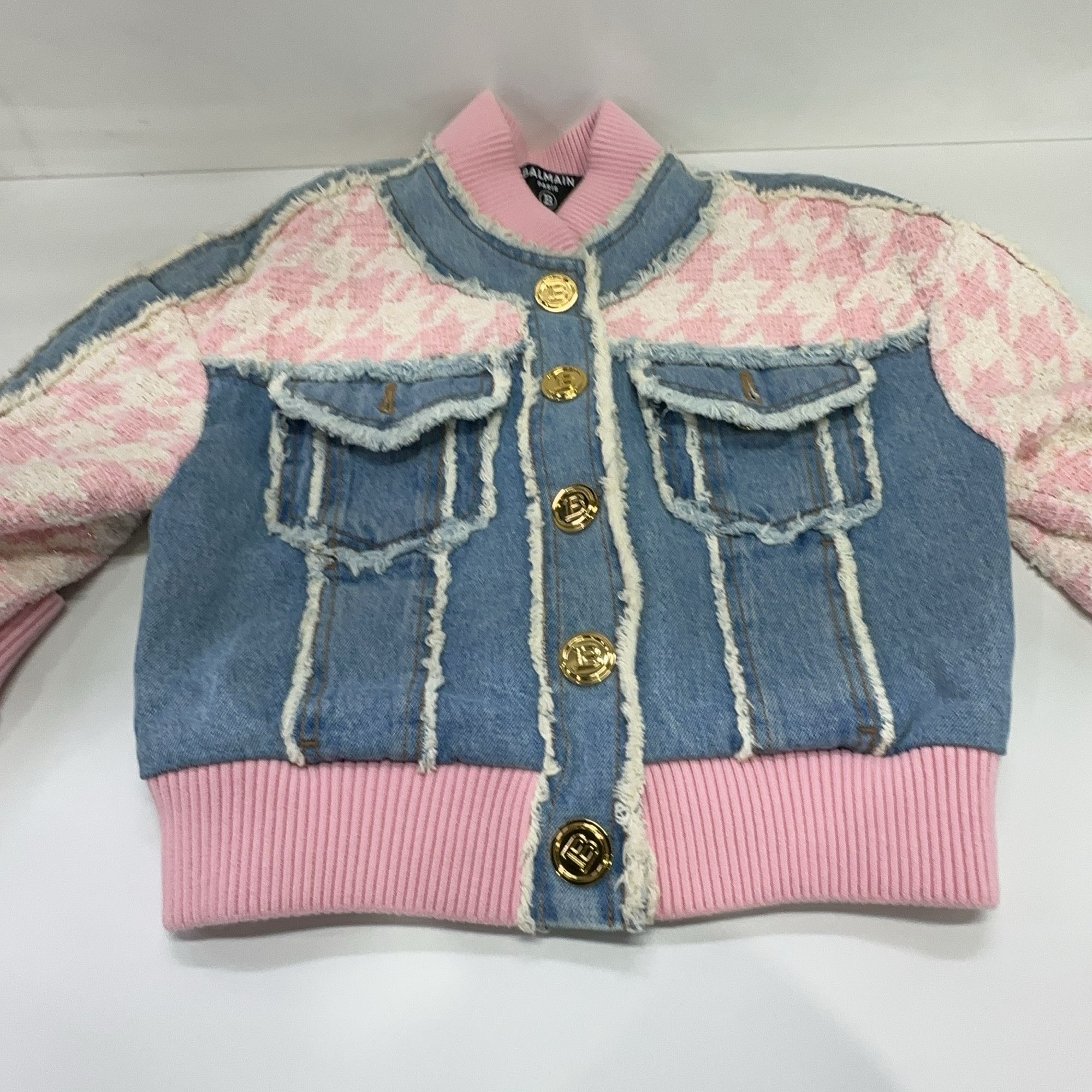 Balmain Balmain Tweed Denim Jacket FR 34 Size XS / US 0-2 / IT 36-38 - 6 Thumbnail
