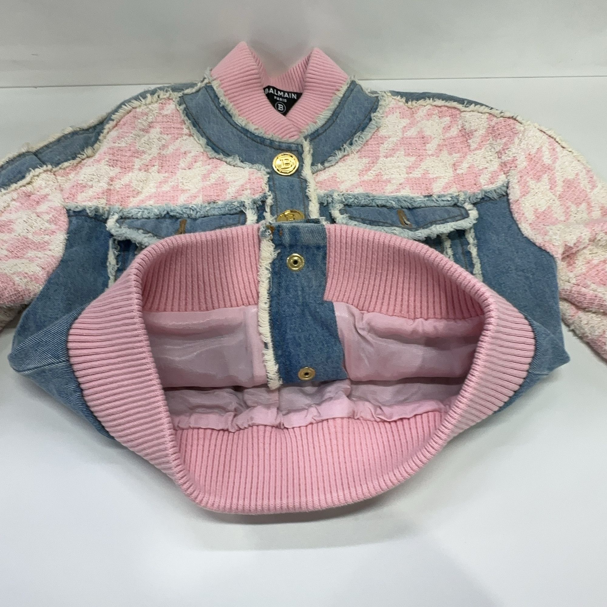 Balmain Balmain Tweed Denim Jacket FR 34 Size XS / US 0-2 / IT 36-38 - 7 Thumbnail
