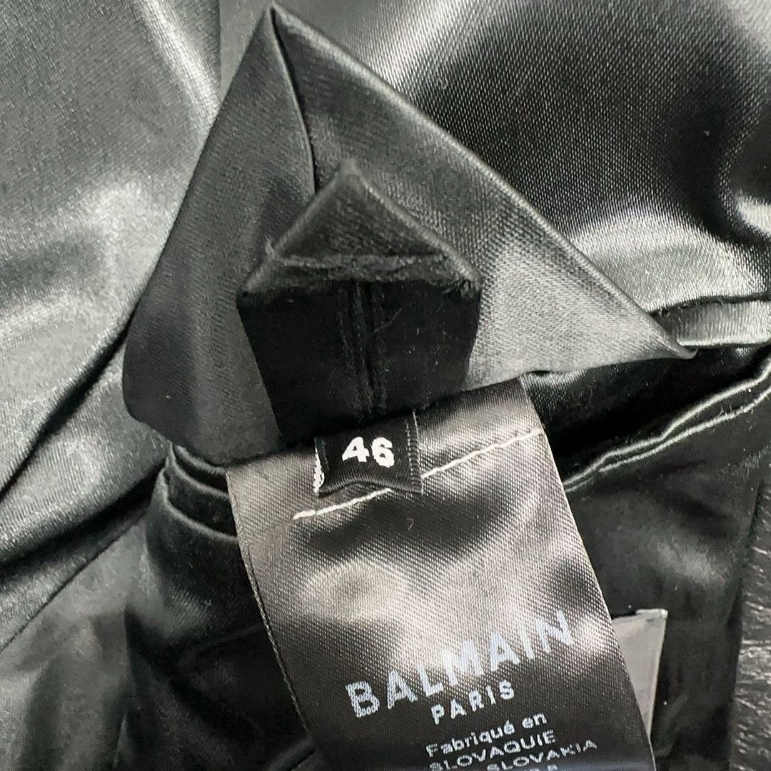 Balmain Balmain Leather Trim Blazer Size 36R Size 36R - 5 Thumbnail