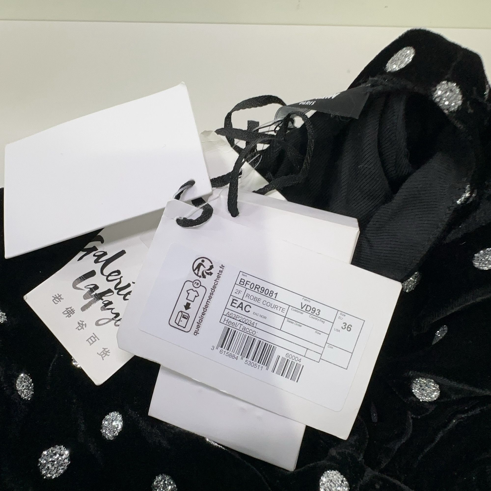 Balmain Balmain Polka Dot V-Neck Mini Dress Size 36 Size XS / US 0-2 / IT 36-38 - 4 Thumbnail