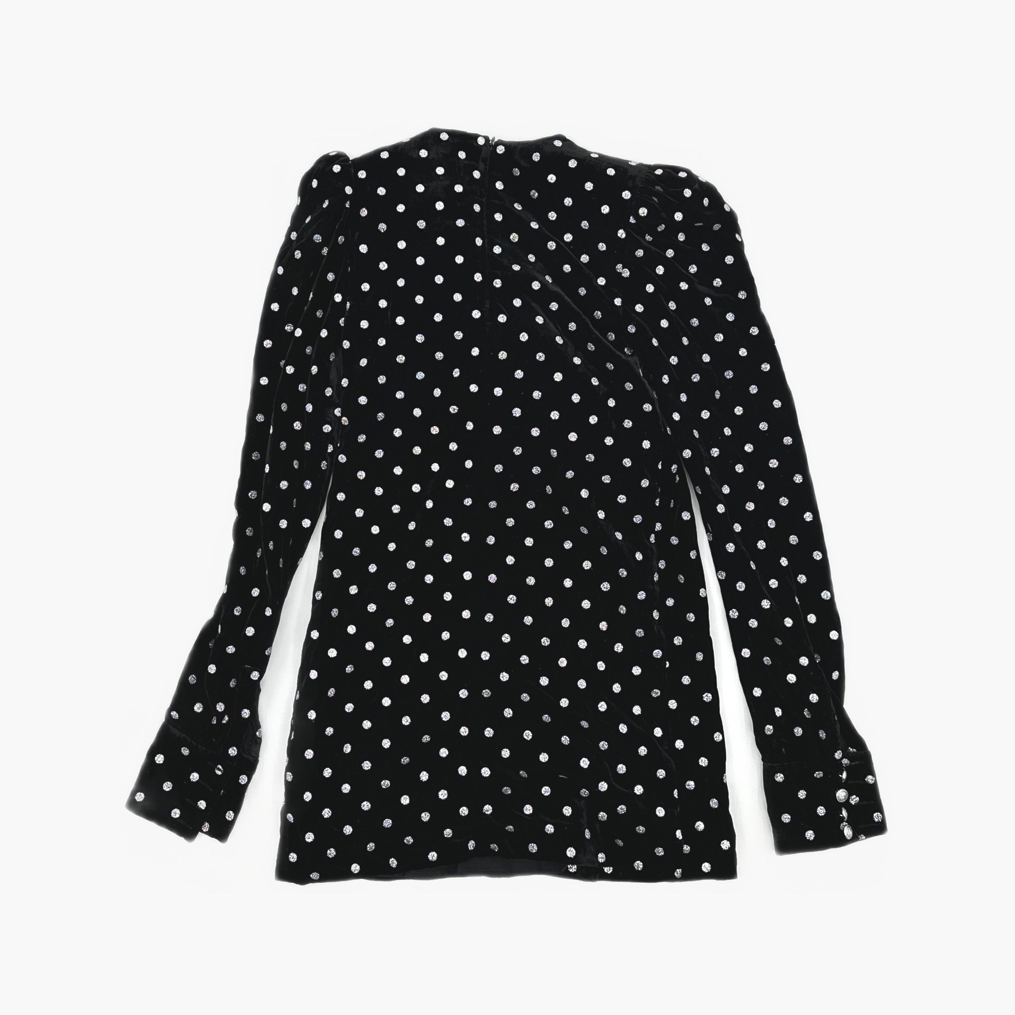 Balmain Balmain Polka Dot V-Neck Mini Dress Size 36 Size XS / US 0-2 / IT 36-38 - 2 Thumbnail