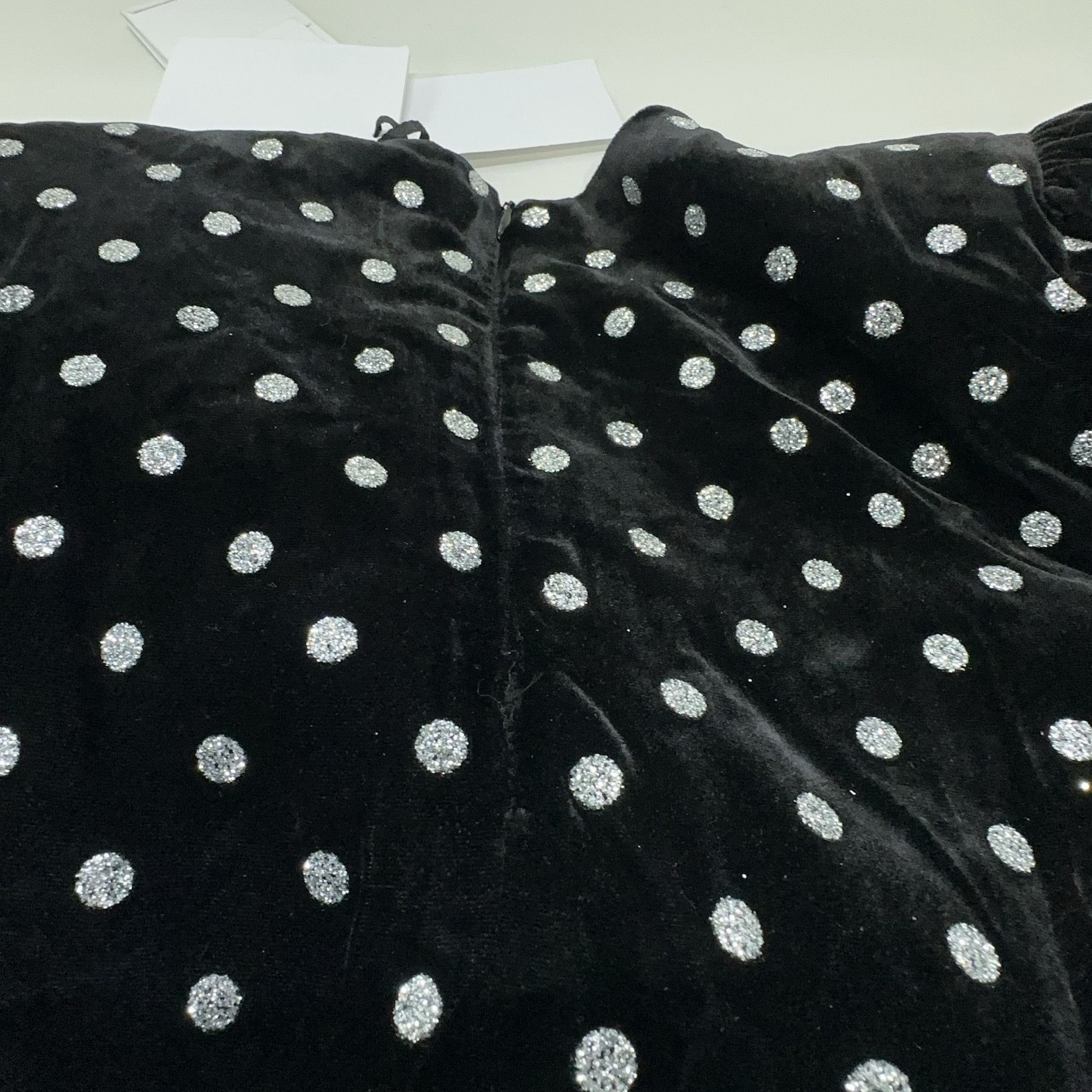 Balmain Balmain Polka Dot V-Neck Mini Dress Size 36 Size XS / US 0-2 / IT 36-38 - 9 Thumbnail