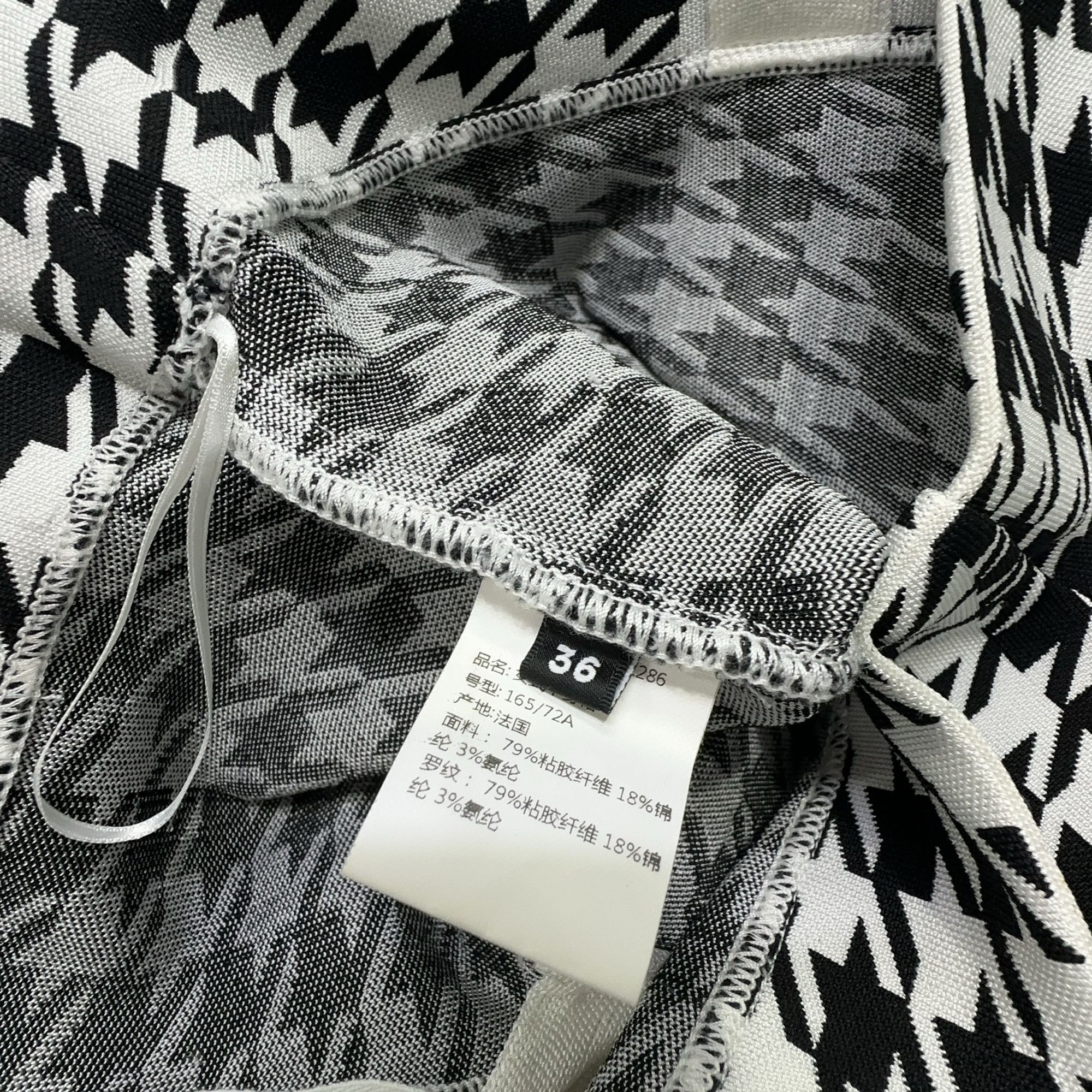 Balmain Balmain Houndstooth Mini Skirt Size 36 Size 26" / US 2 / IT 38 - 4 Thumbnail