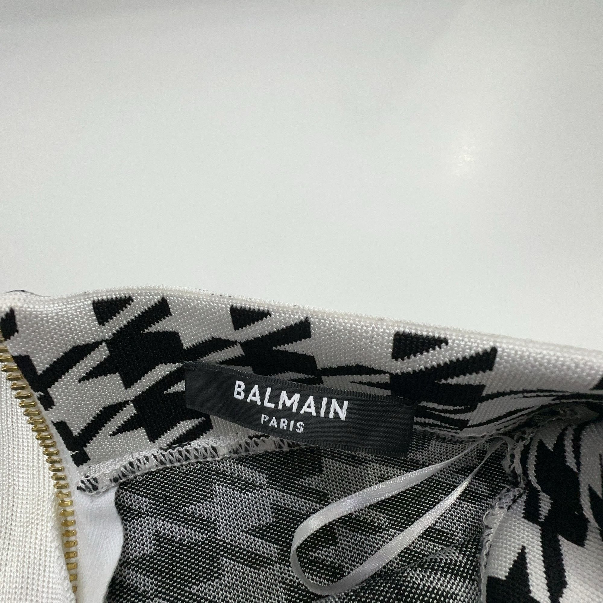 Balmain Balmain Houndstooth Mini Skirt Size 36 Size 26" / US 2 / IT 38 - 3 Thumbnail