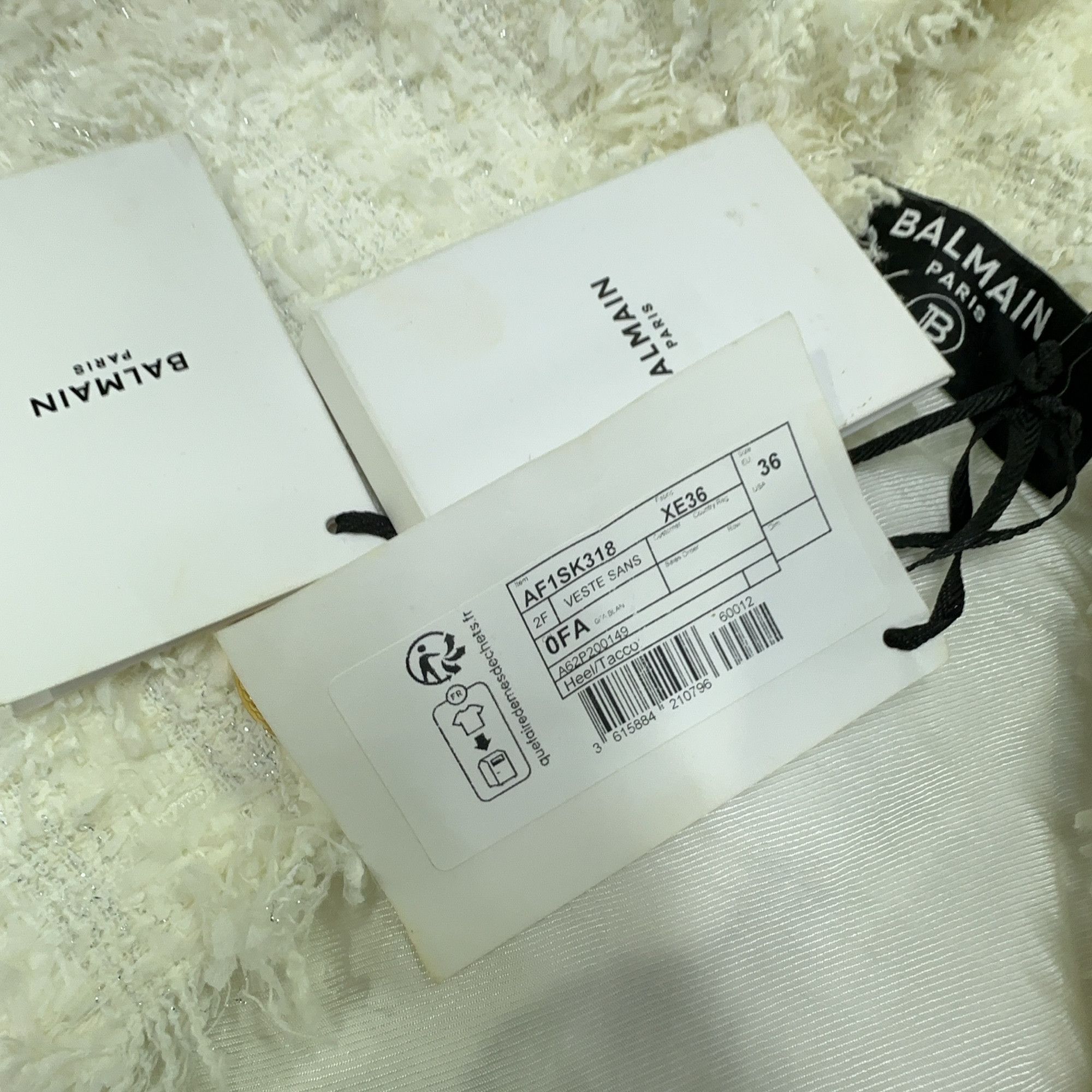 Balmain Balmain White Double-Breasted Blazer Size 36 Size XS / US 0-2 / IT 36-38 - 4 Thumbnail
