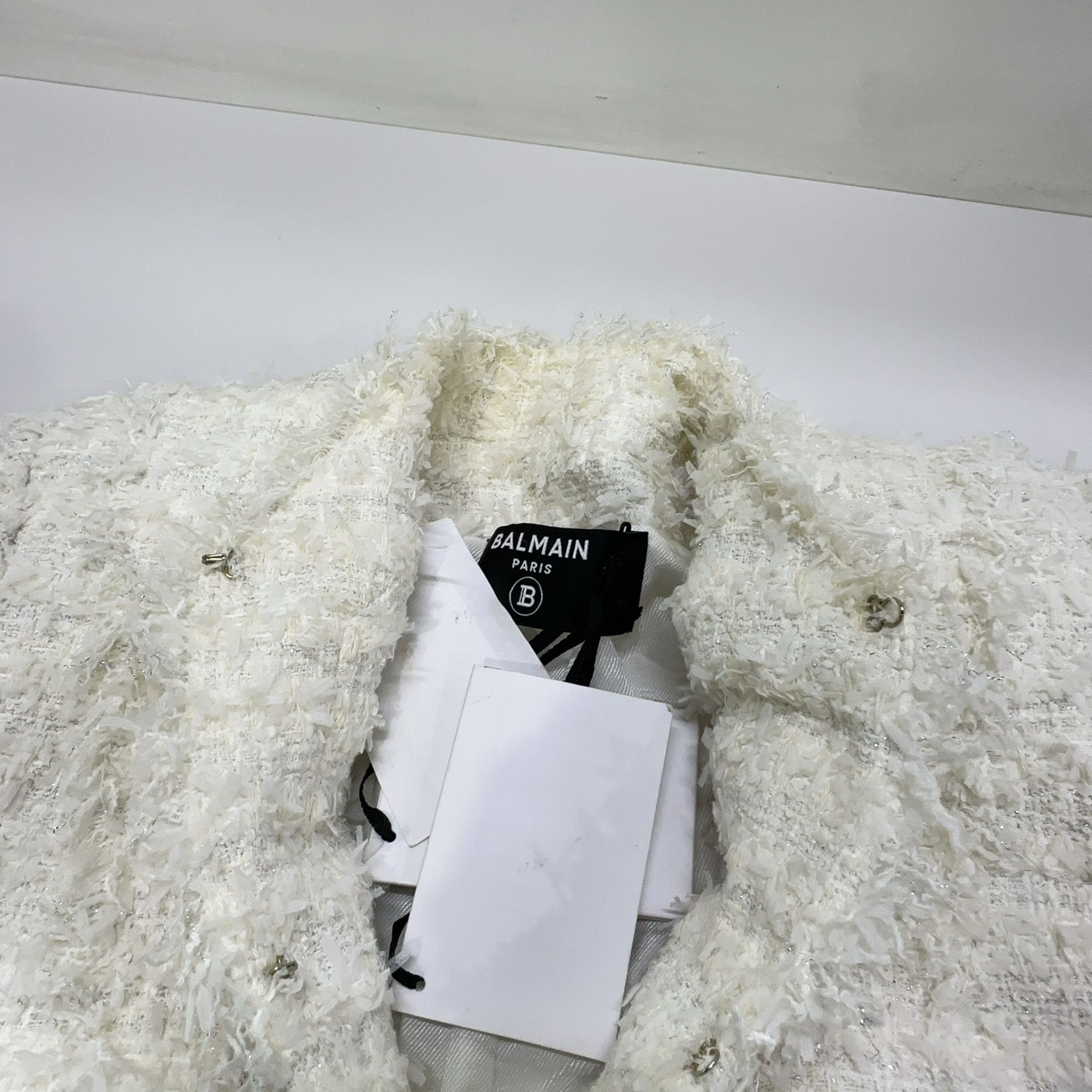 Balmain Balmain White Double-Breasted Blazer Size 36 Size XS / US 0-2 / IT 36-38 - 6 Thumbnail