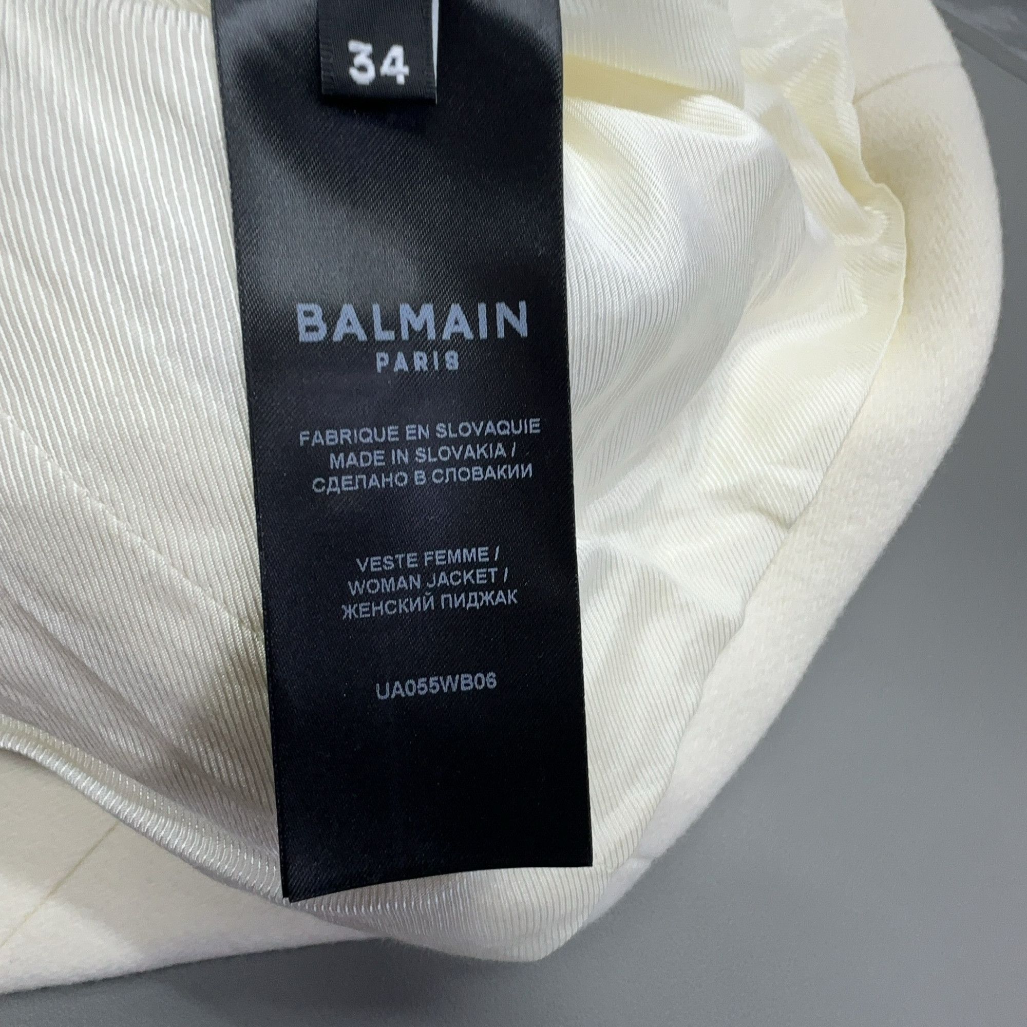 Balmain Balmain Double Breasted Wool Blazer Size 34 Size XS / US 0-2 / IT 36-38 - 5 Thumbnail