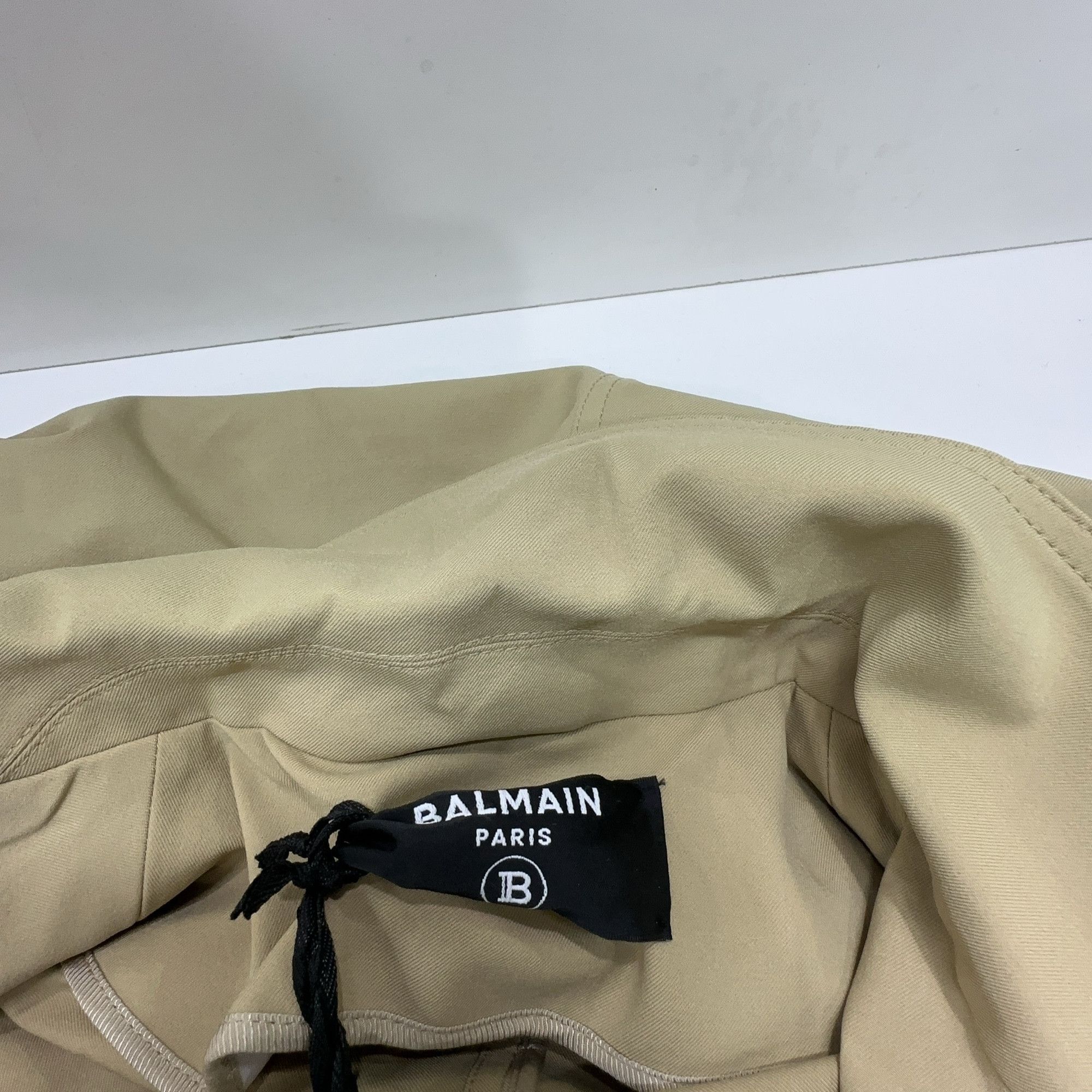 Balmain Balmain Khaki Belted Trench Coat Size 36 Size XS / US 0-2 / IT 36-38 - 3 Thumbnail