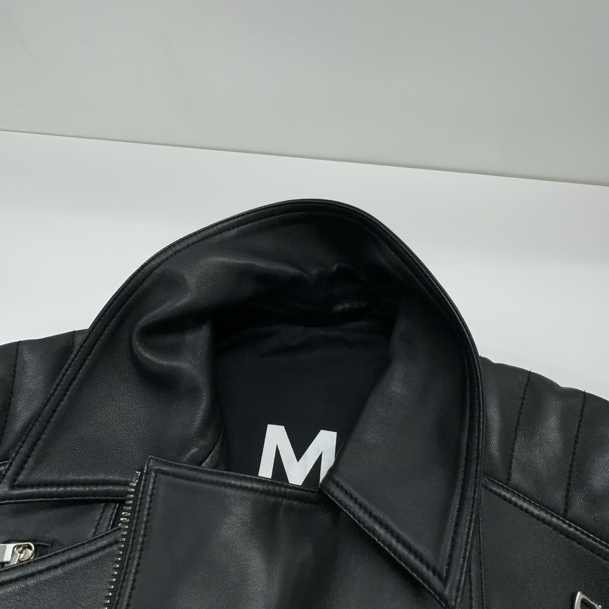 Balmain Balmain Leather Biker Jacket Size M Size US M / EU 48-50 / 2 - 6 Thumbnail