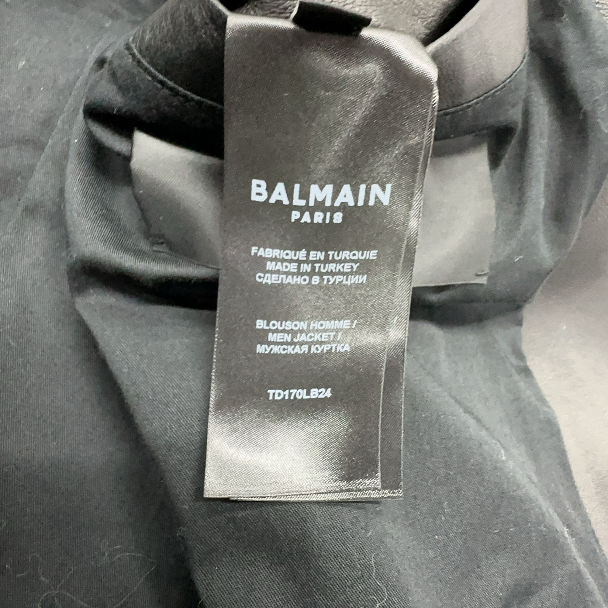 Balmain Balmain Leather Biker Jacket Size M Size US M / EU 48-50 / 2 - 5 Thumbnail