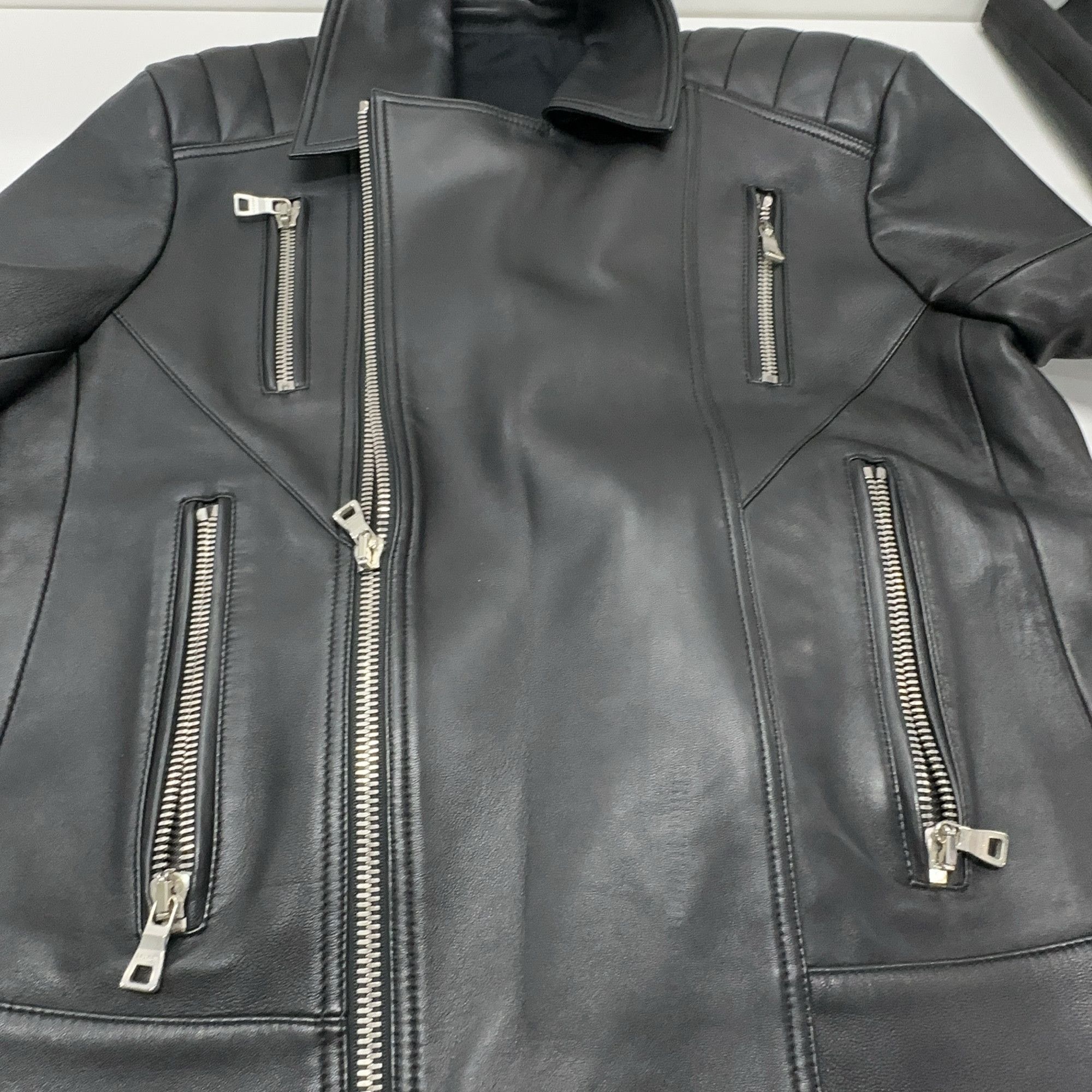 Balmain Balmain Leather Biker Jacket Size M Size US M / EU 48-50 / 2 - 9 Thumbnail