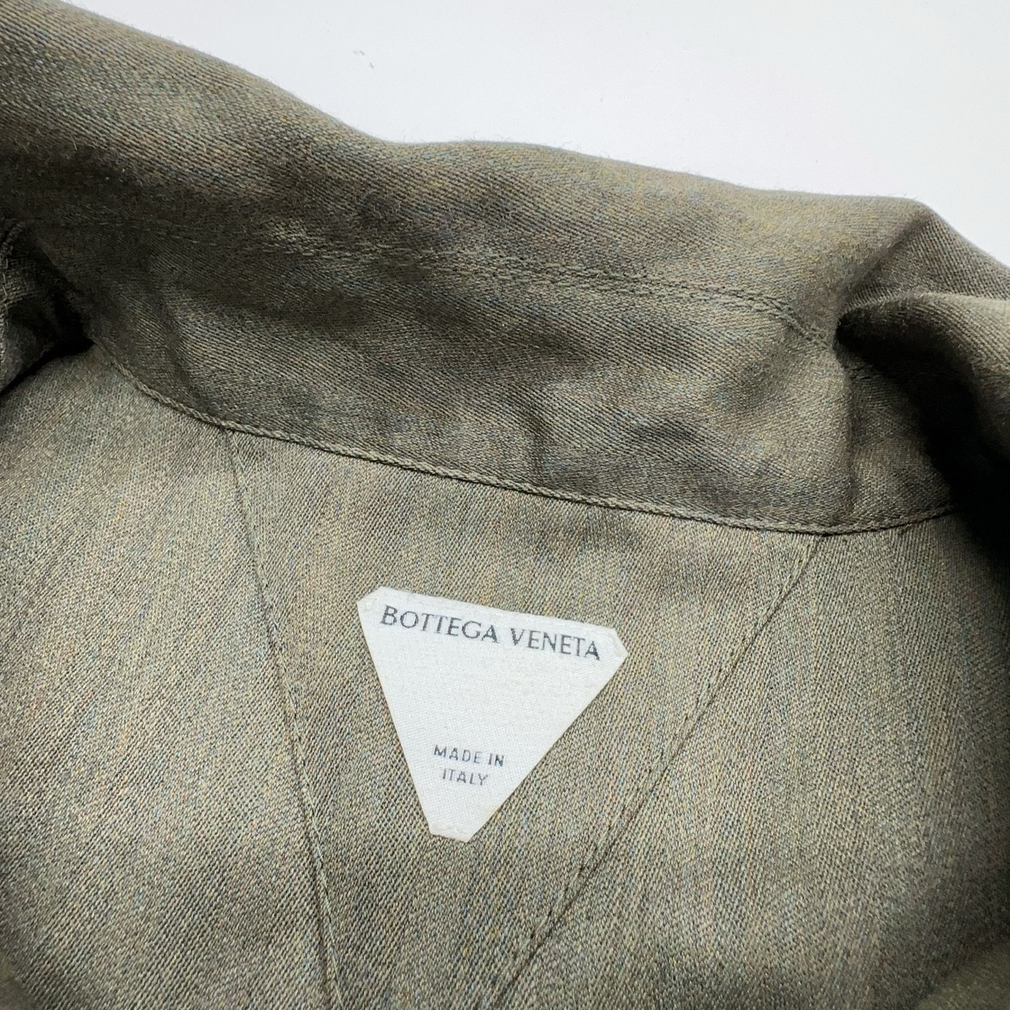 Bottega Veneta Bottega Veneta Wool Short Sleeve Shirt Size 50 Size US M / EU 48-50 / 2 - 4 Thumbnail