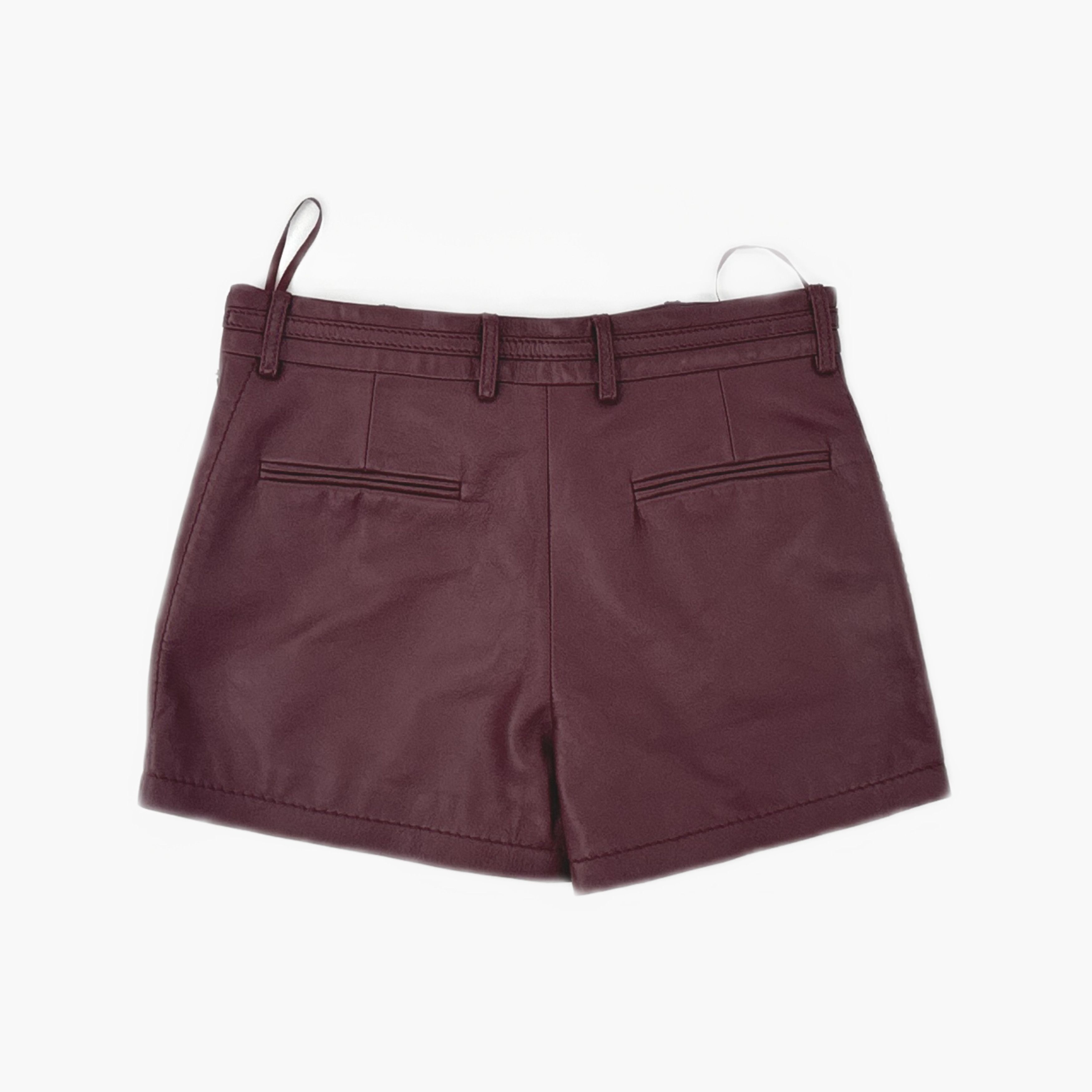 Gucci Gucci Lambskin Horsebit Shorts Size 38 Size 26" / US 2 / IT 38 - 2 Thumbnail