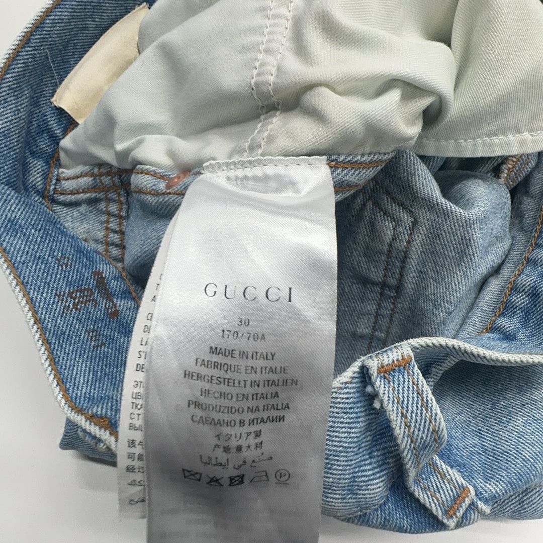 Gucci Gucci Web Striped Cuff Jeans Size 30 Size US 30 / EU 46 - 3 Thumbnail
