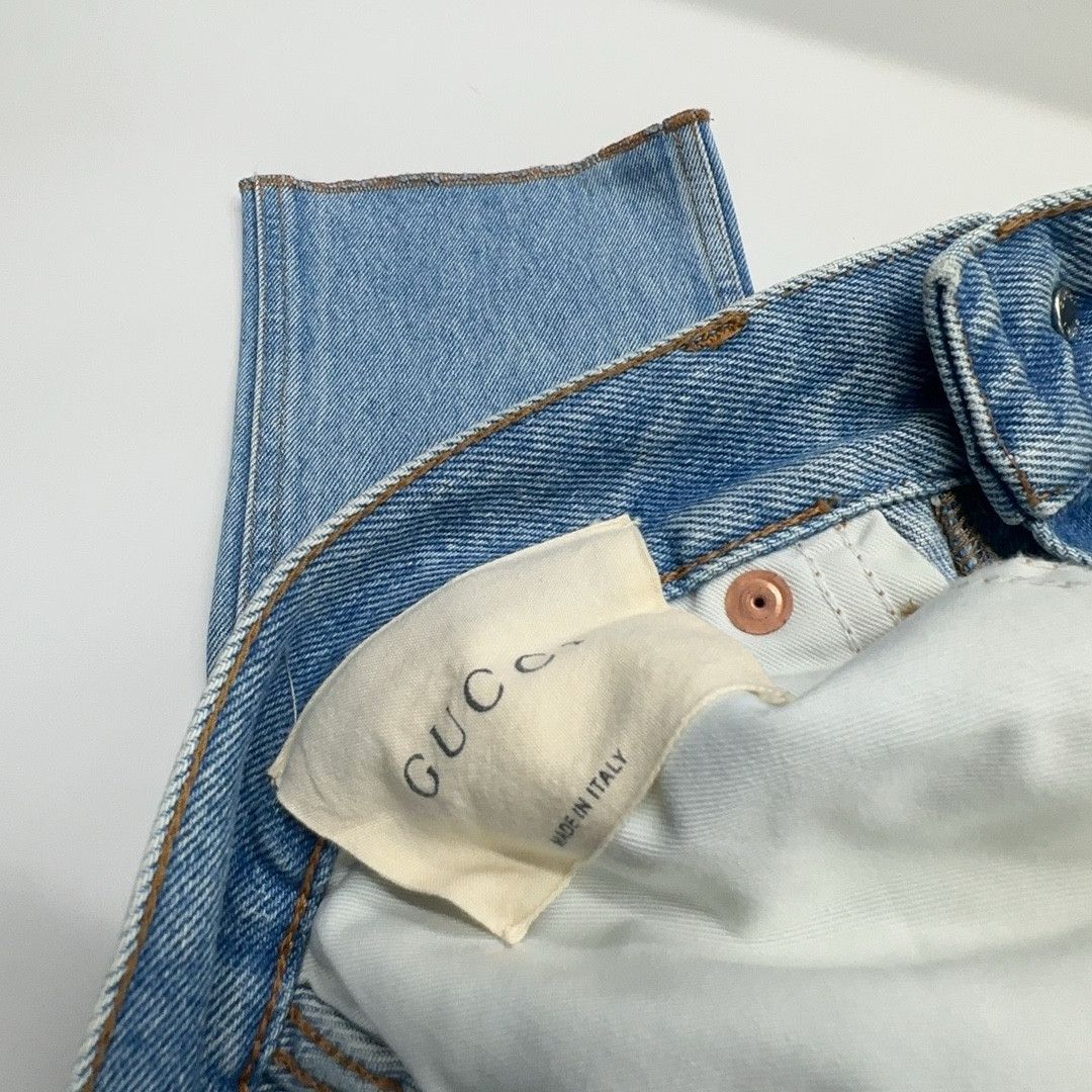 Gucci Gucci Web Striped Cuff Jeans Size 30 Size US 30 / EU 46 - 4 Thumbnail