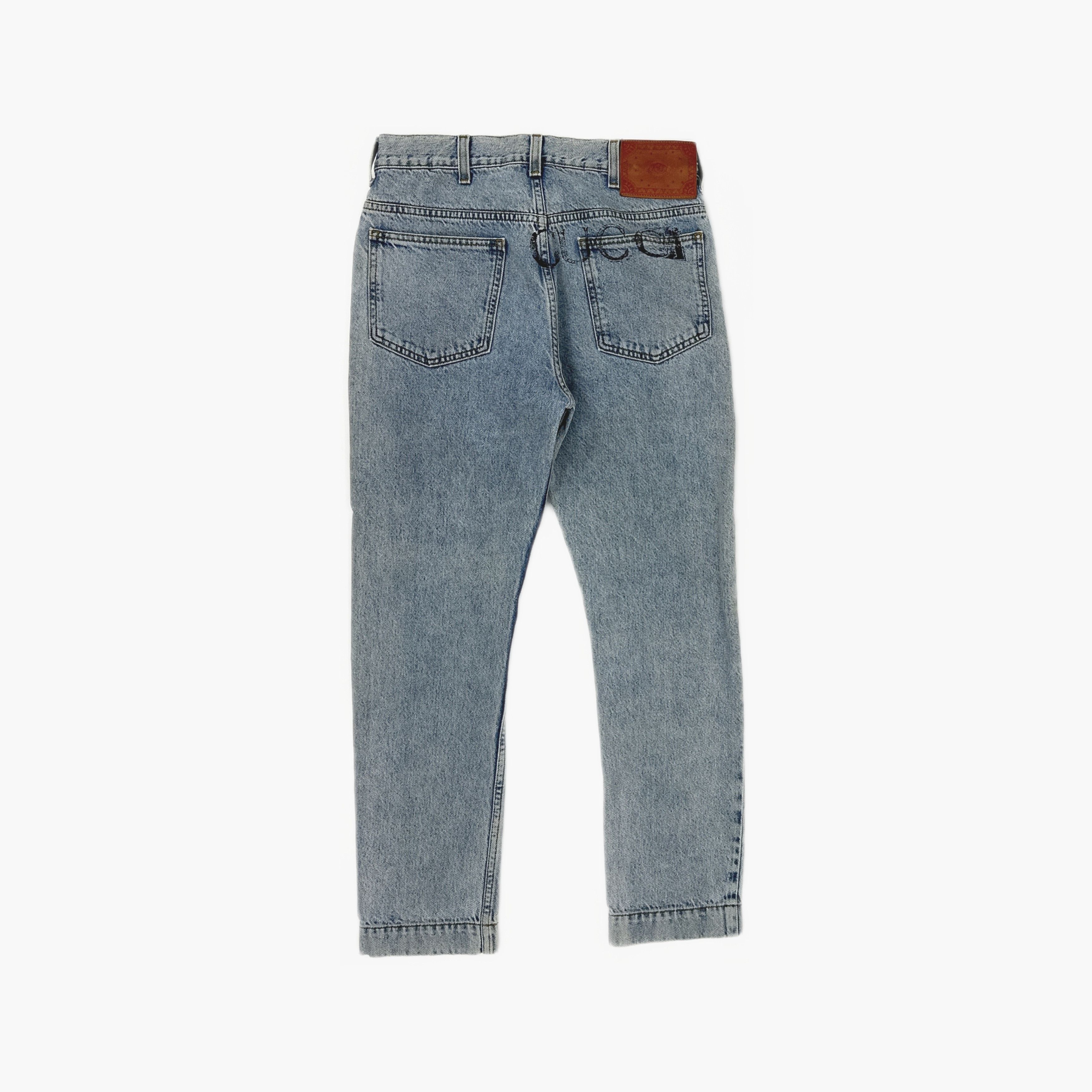 Gucci Gucci Graphic Print Jeans Size 30 Size US 30 / EU 46 - 2 Thumbnail
