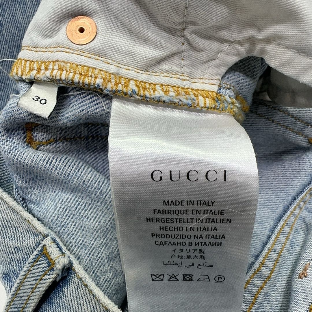 Gucci Gucci Graphic Print Jeans Size 30 Size US 30 / EU 46 - 4 Thumbnail