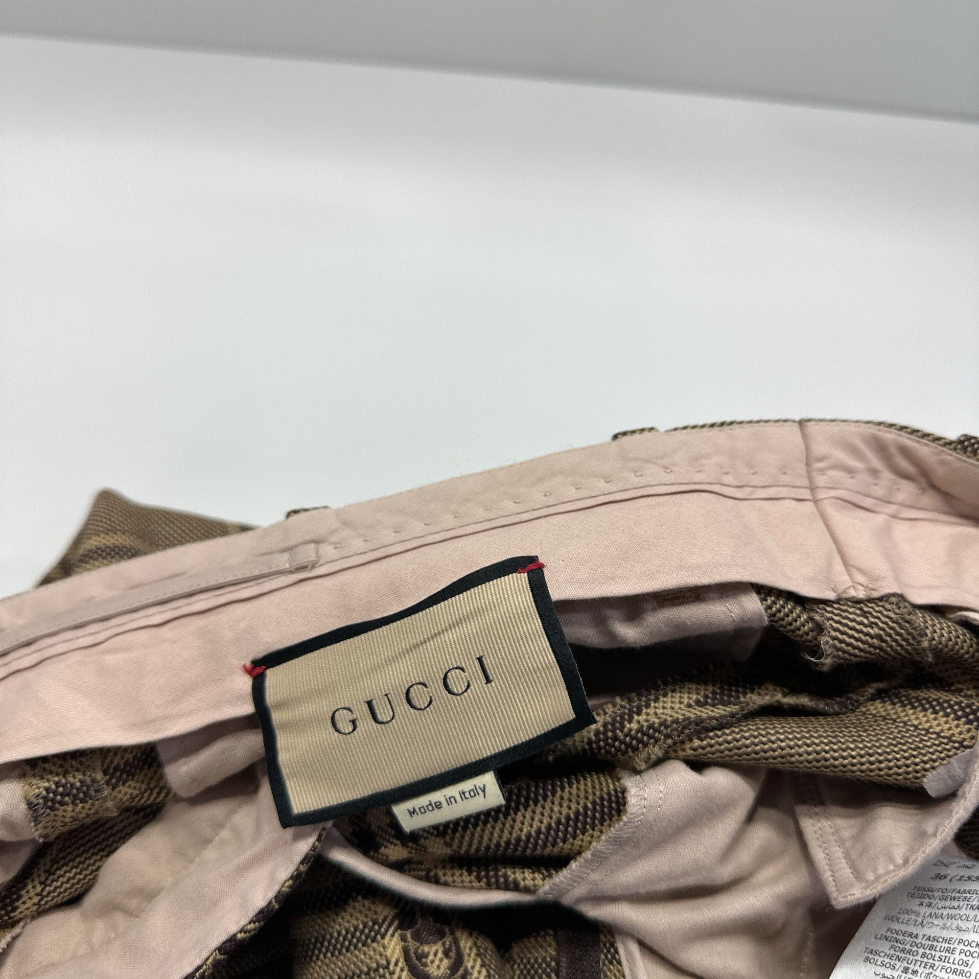 Gucci Gucci Plaid Horsebit Trousers Size 36 Size 25" / US 0 / IT 36 - 3 Thumbnail