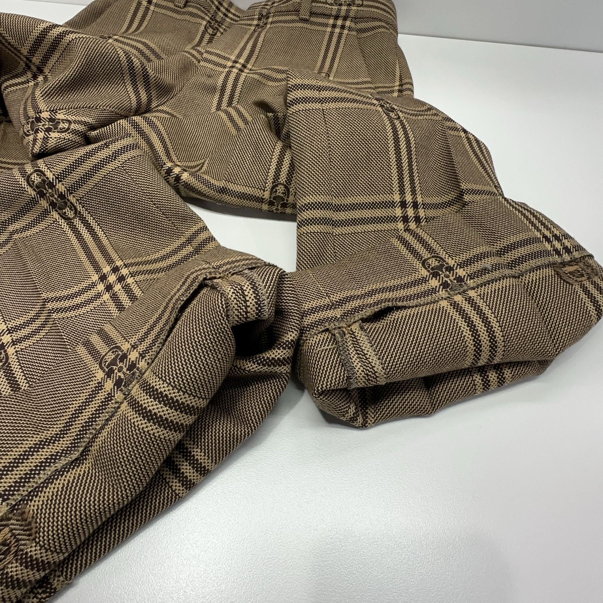 Gucci Gucci Plaid Horsebit Trousers Size 36 Size 25" / US 0 / IT 36 - 6 Thumbnail
