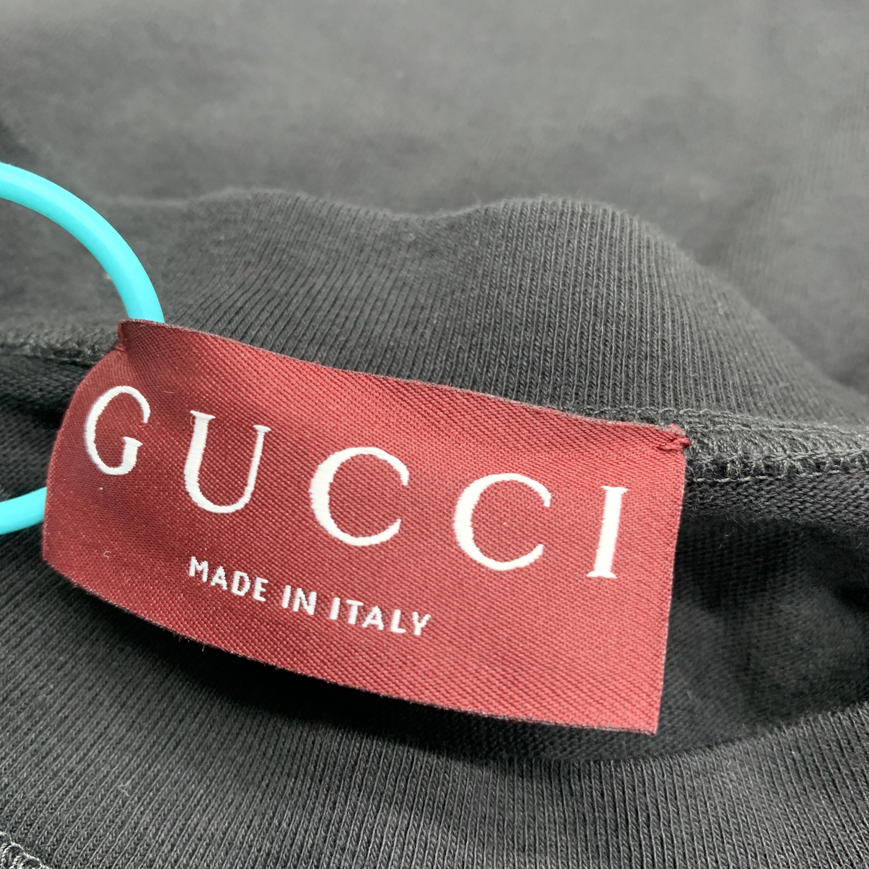 Gucci Gucci Logo Short Sleeve T-Shirt Size M Size US M / EU 48-50 / 2 - 2 Thumbnail