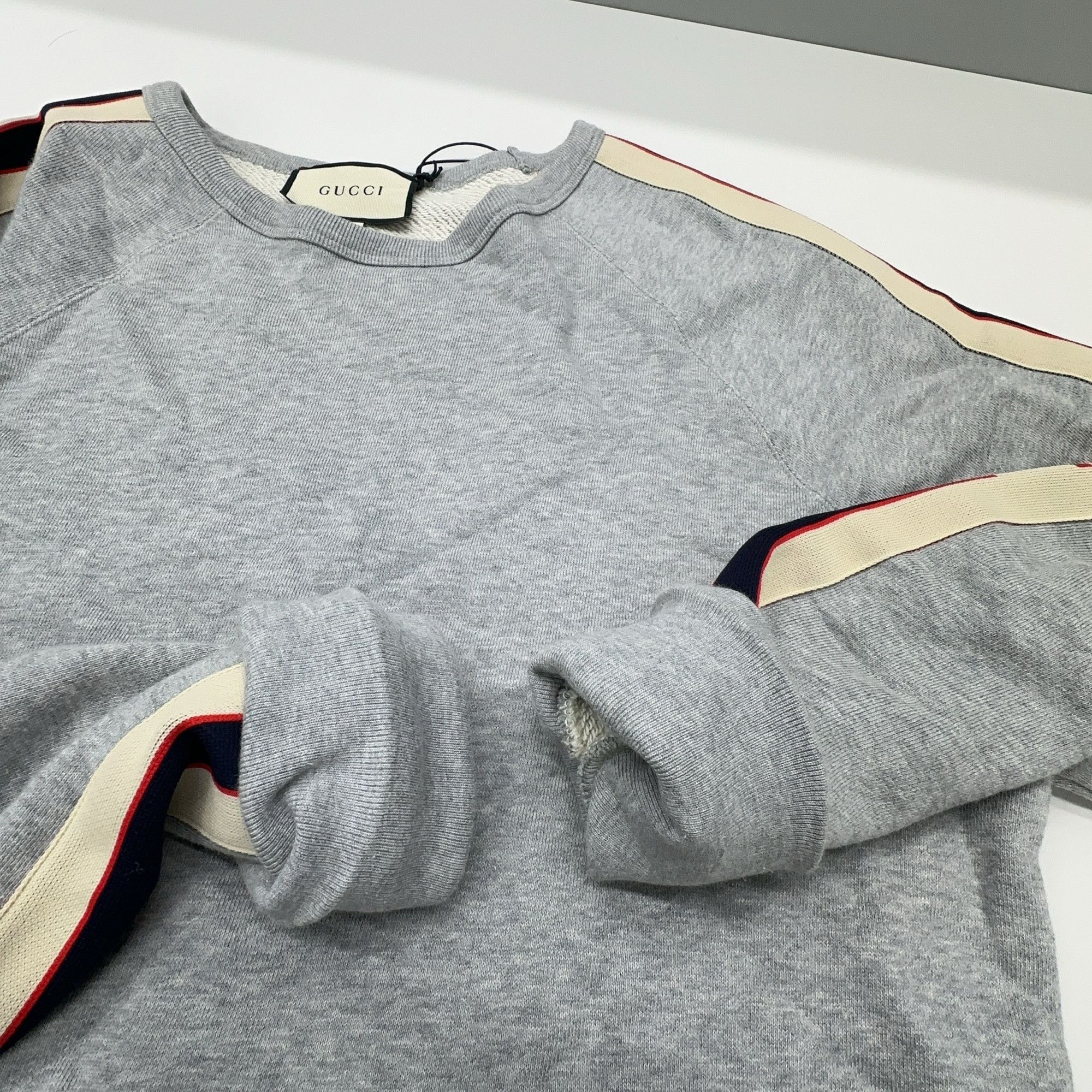 Gucci Gucci Logo Stripe Sweatshirt Size M Size US M / EU 48-50 / 2 - 7 Thumbnail