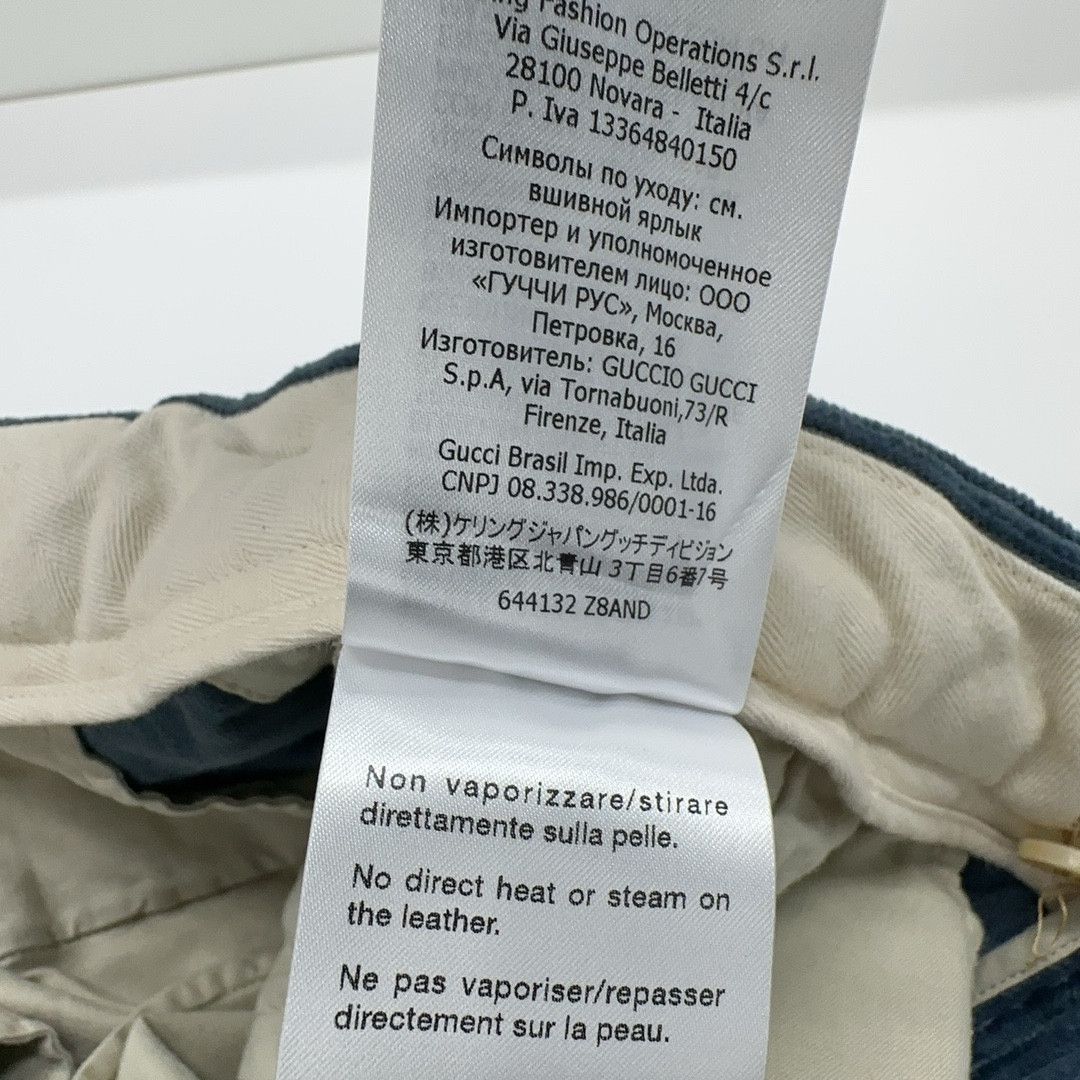 Gucci Gucci Blue Corduroy Pants Size 48 Size US 32 / EU 48 - 4 Thumbnail