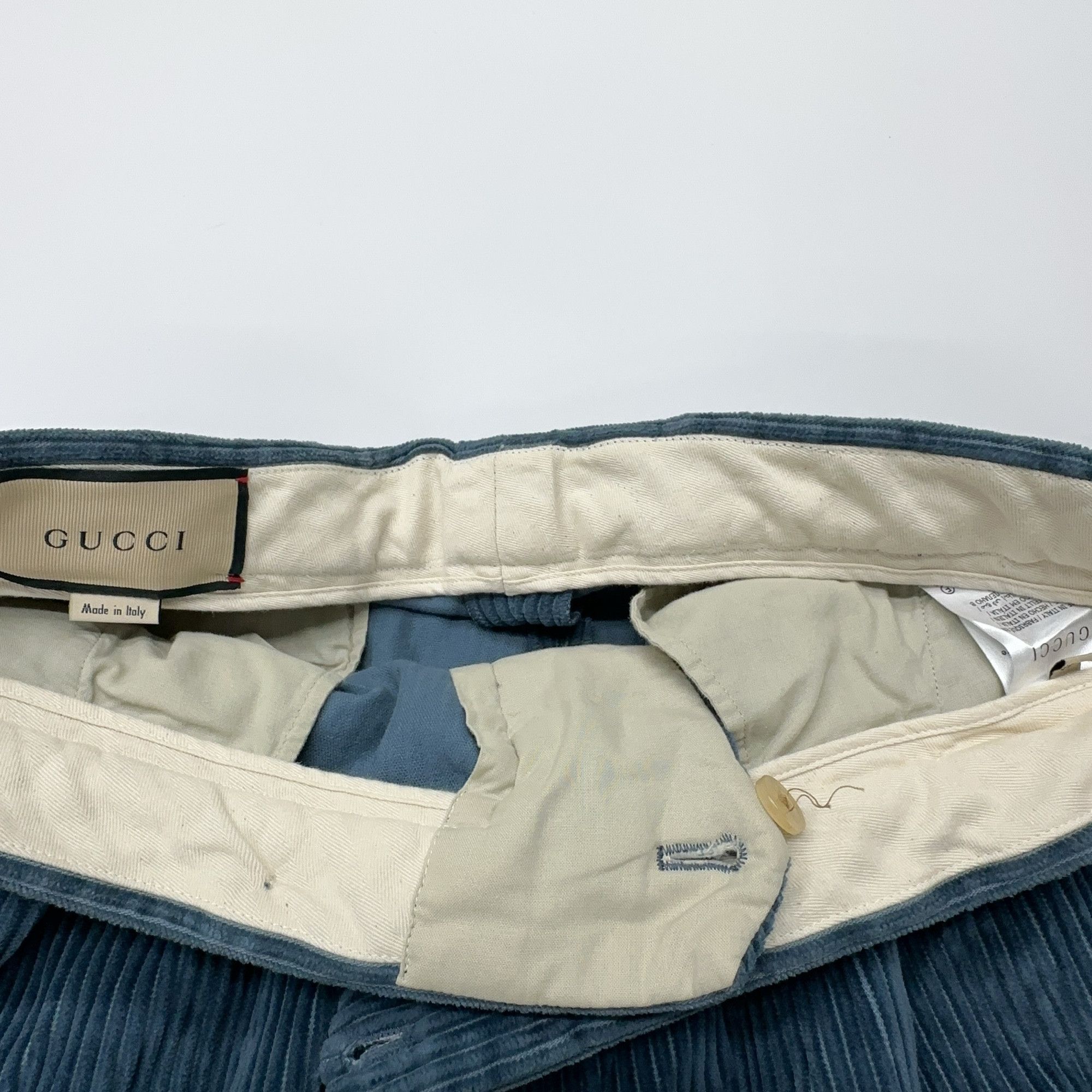 Gucci Gucci Blue Corduroy Pants Size 48 Size US 32 / EU 48 - 6 Thumbnail