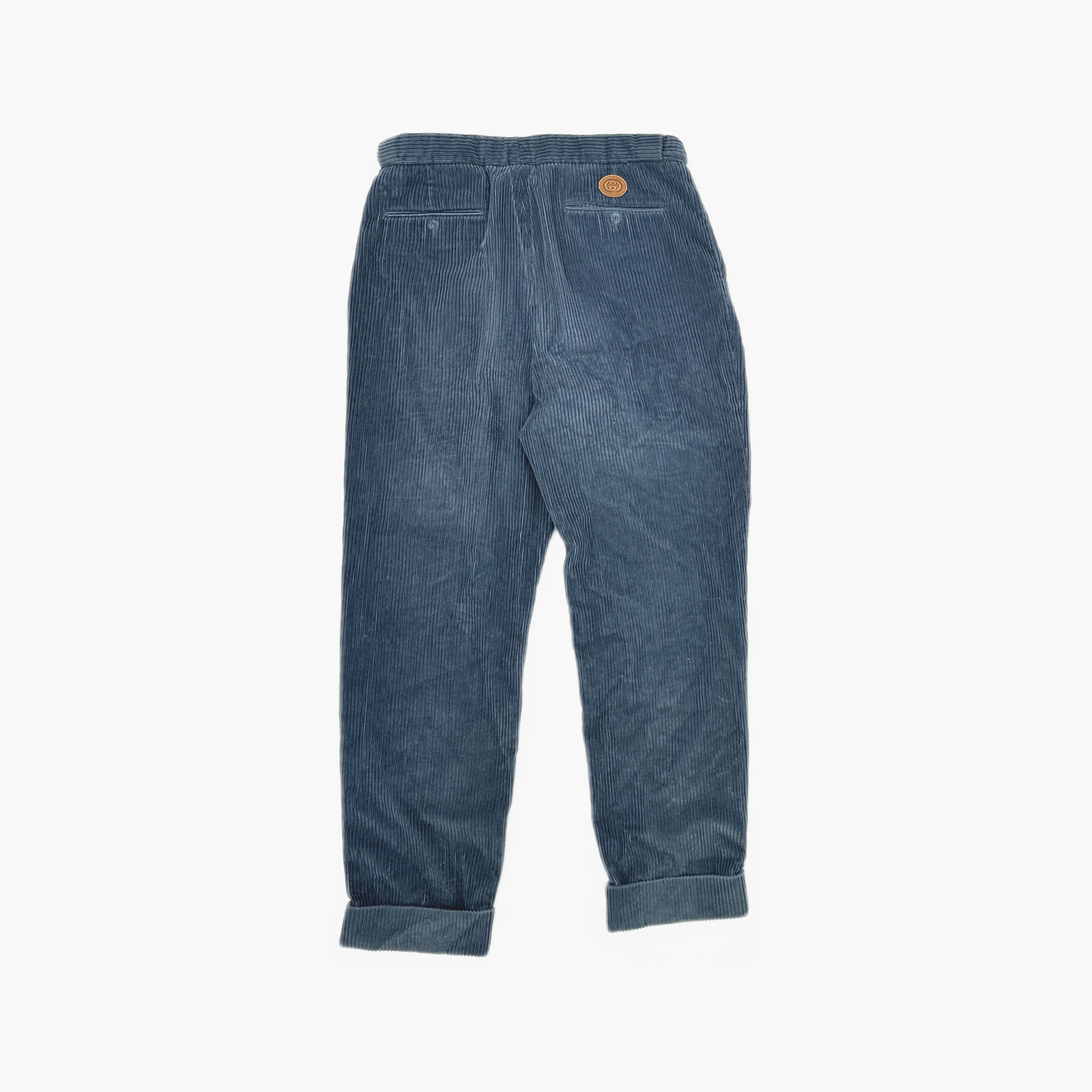 Gucci Gucci Blue Corduroy Pants Size 48 Size US 32 / EU 48 - 2 Thumbnail