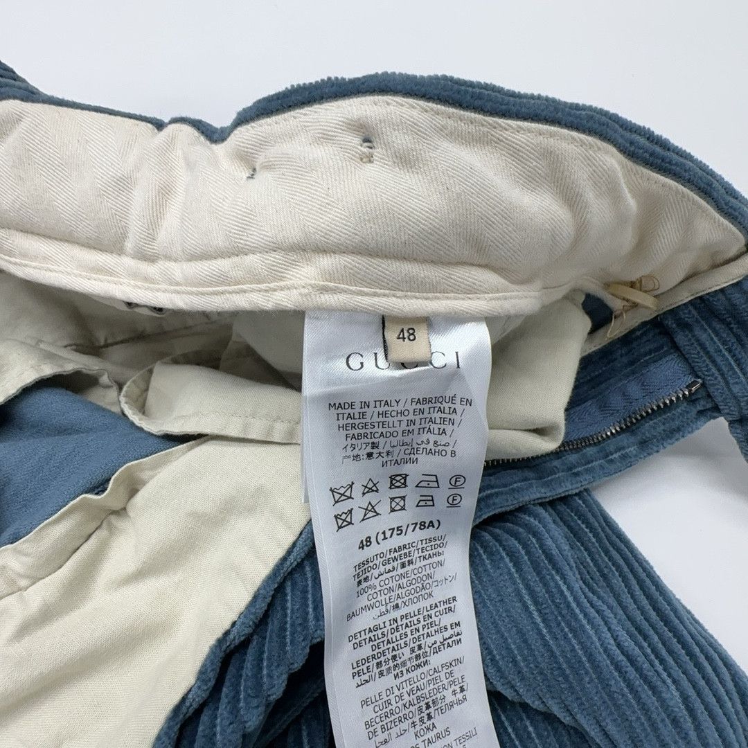 Gucci Gucci Blue Corduroy Pants Size 48 Size US 32 / EU 48 - 3 Thumbnail