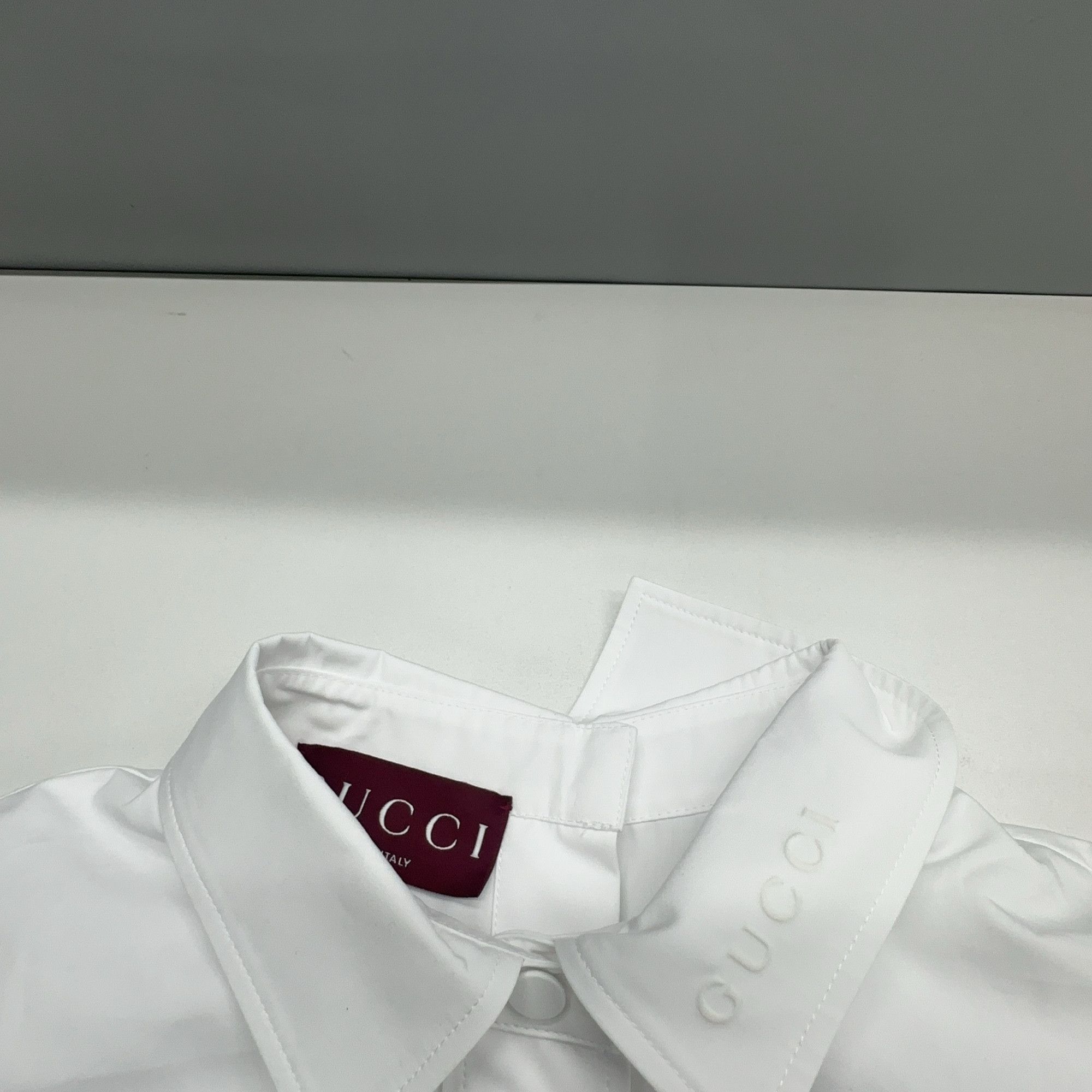 Gucci Gucci White Button Up Shirt Size 42 Size M / US 6-8 / IT 42-44 - 8 Thumbnail