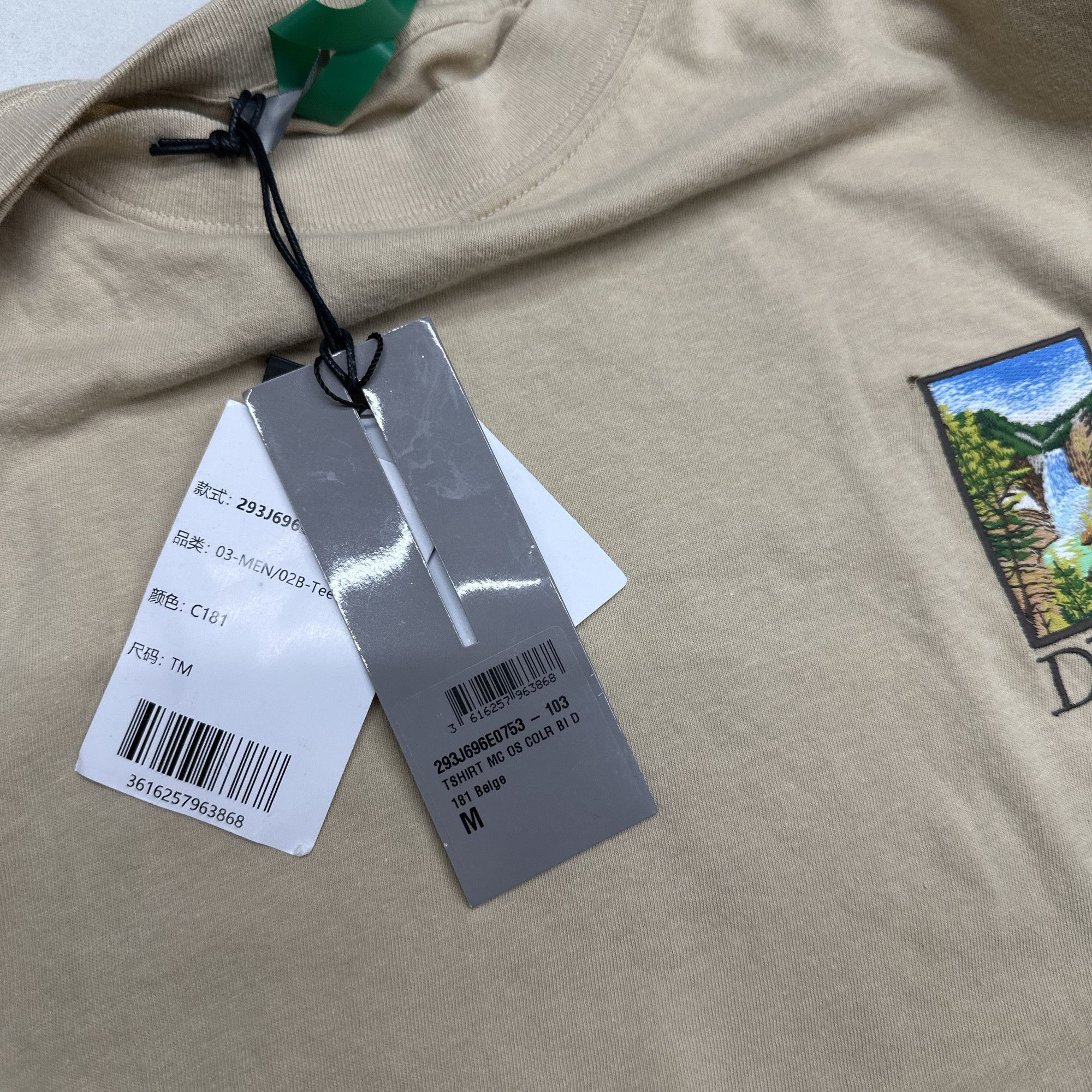 Dior Dior Yellowstone Embroidered T-Shirt Size M Size US M / EU 48-50 / 2 - 6 Thumbnail