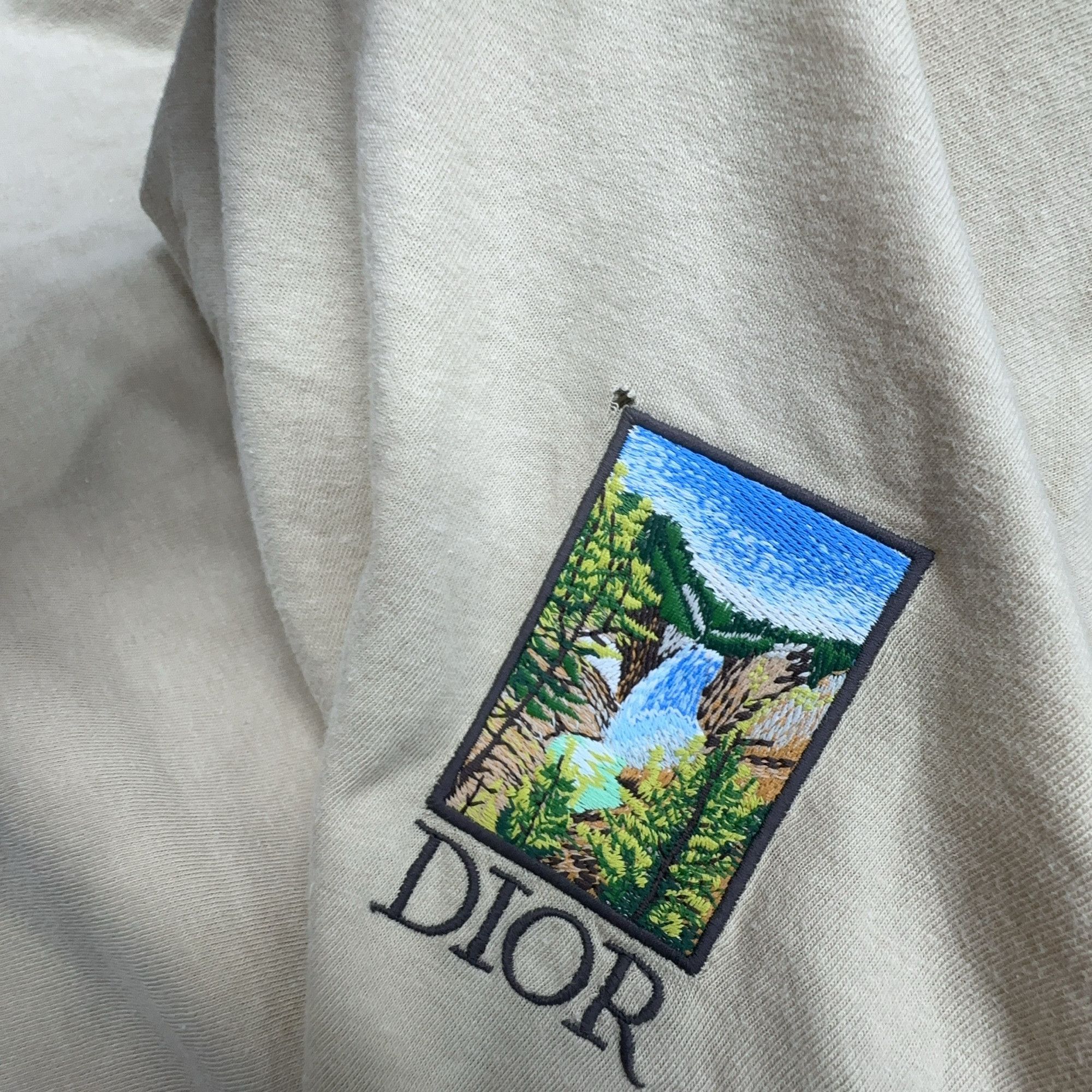 Dior Dior Yellowstone Embroidered T-Shirt Size M Size US M / EU 48-50 / 2 - 10 Thumbnail