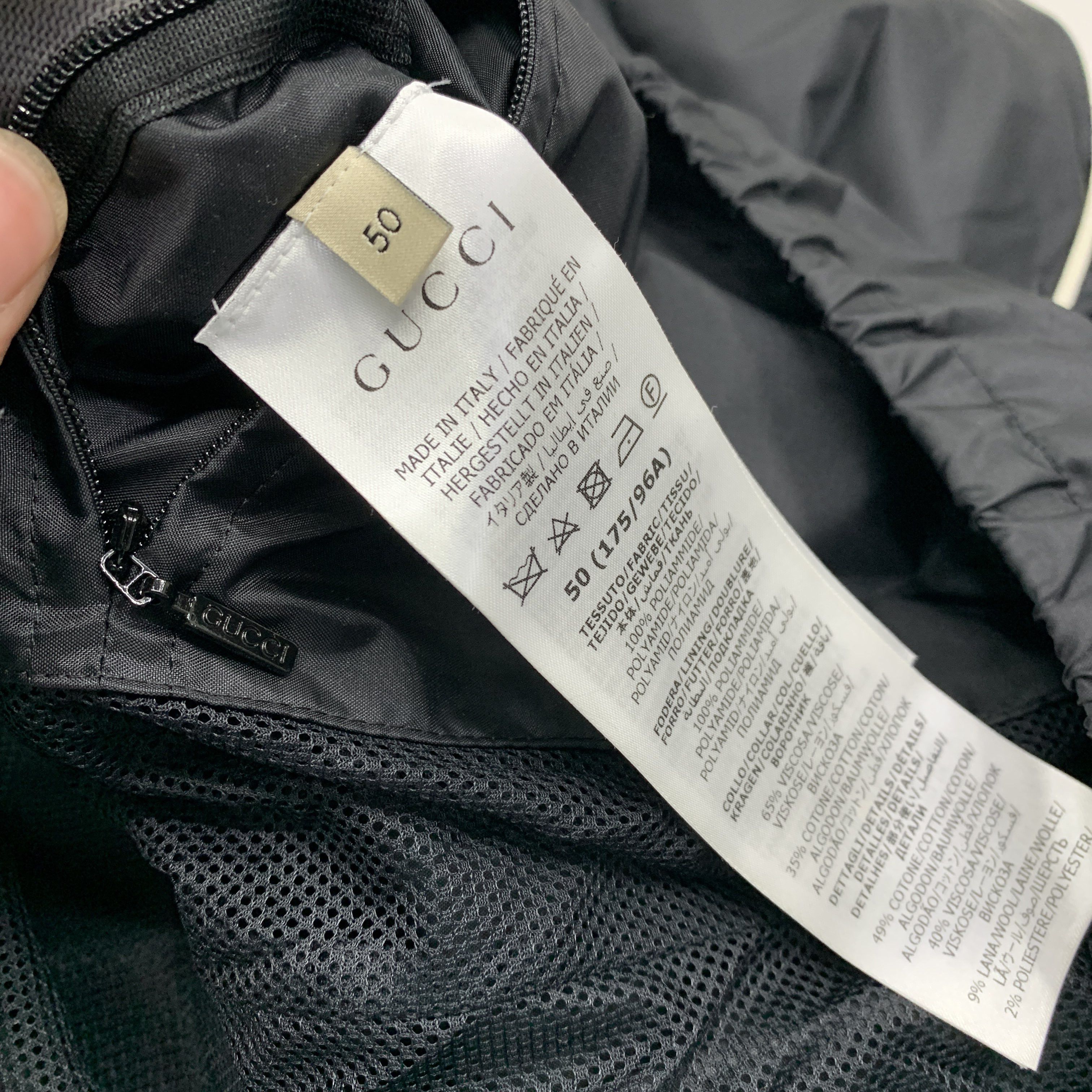 Gucci Gucci Nylon Hooded Zip-Up Jacket Size M Size US M / EU 48-50 / 2 - 4 Thumbnail