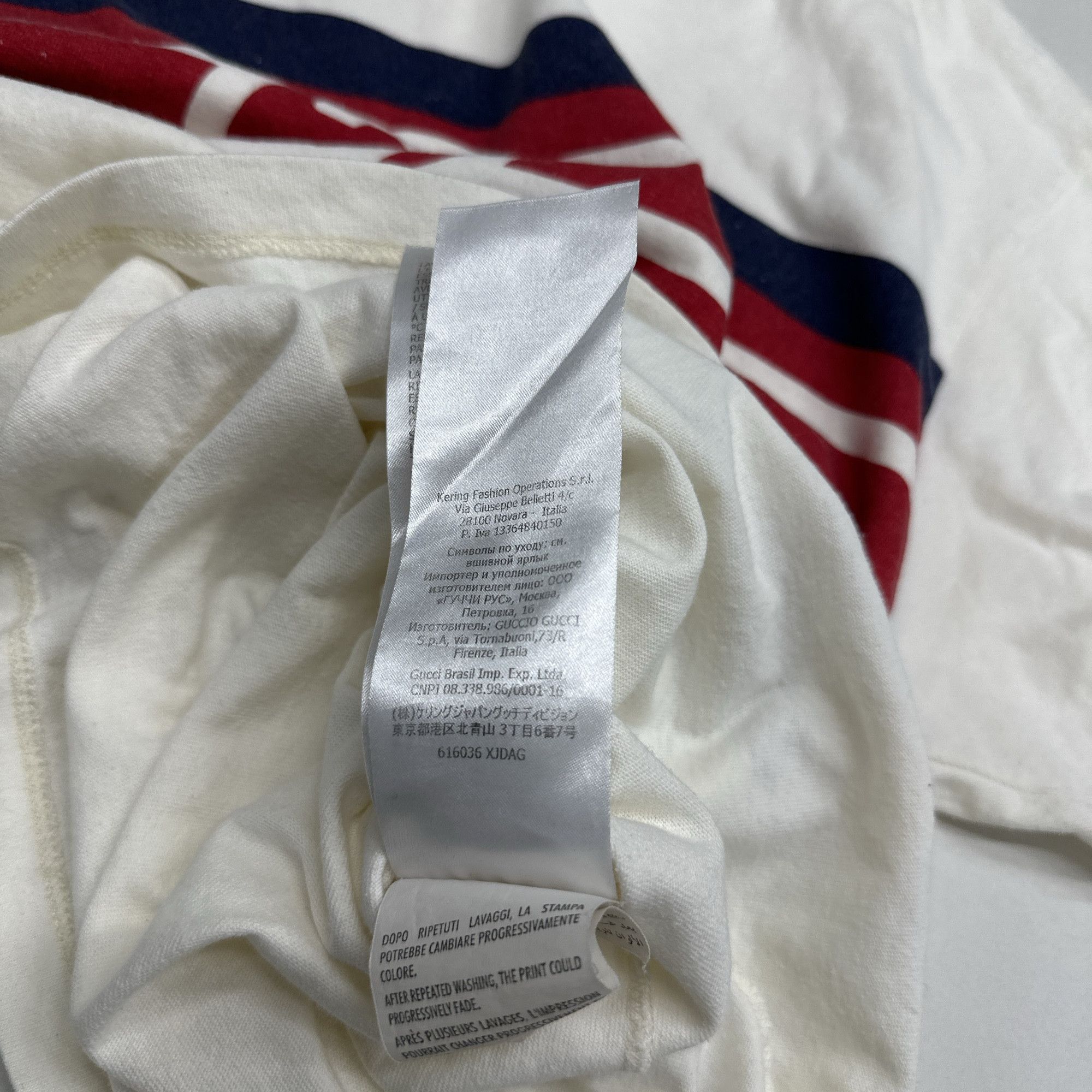 Gucci Gucci Striped Logo T-Shirt Size XS Size US XS / EU 42 / 0 - 5 Thumbnail