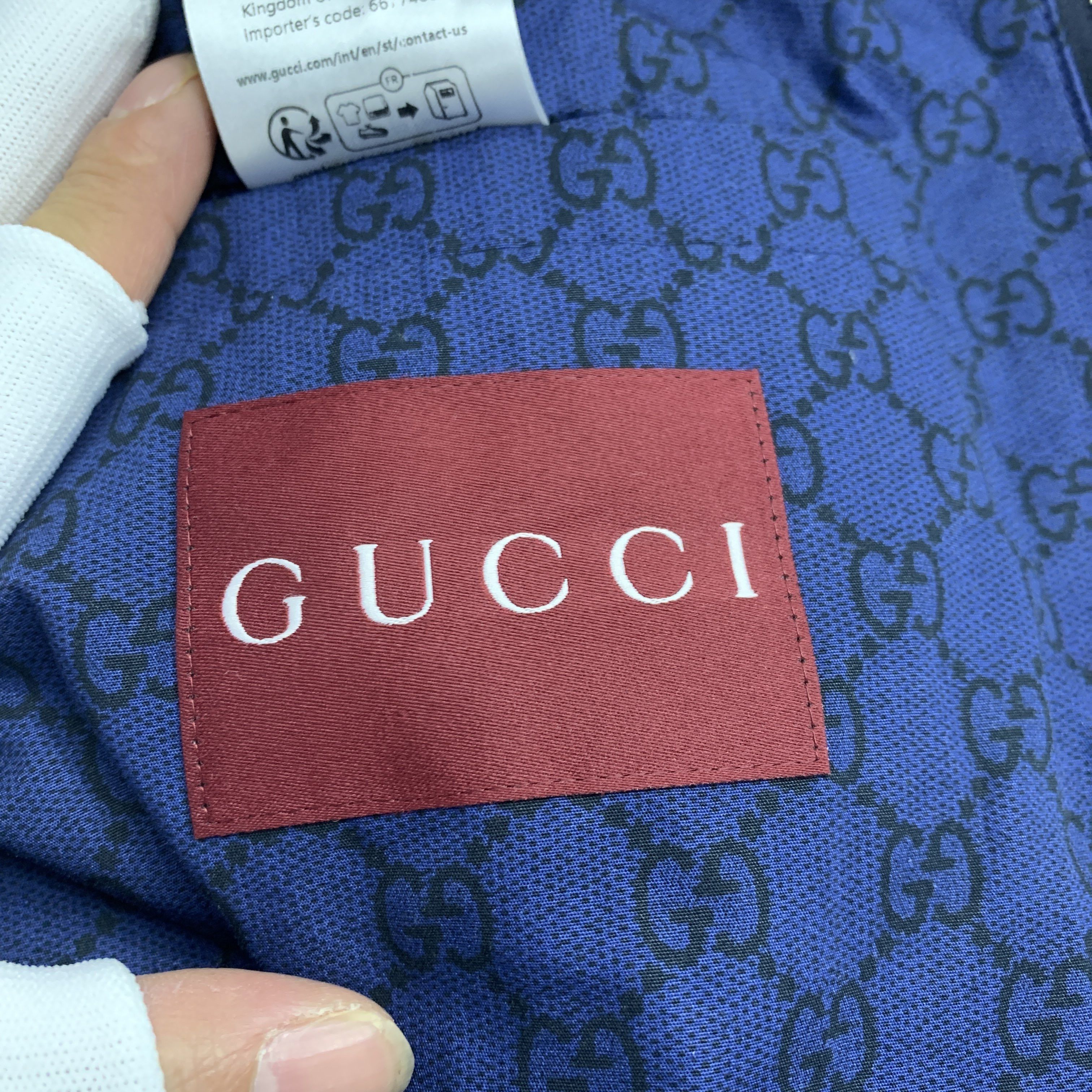 Gucci Gucci GG Monogram Zip Jacket Size M Size US M / EU 48-50 / 2 - 3 Thumbnail