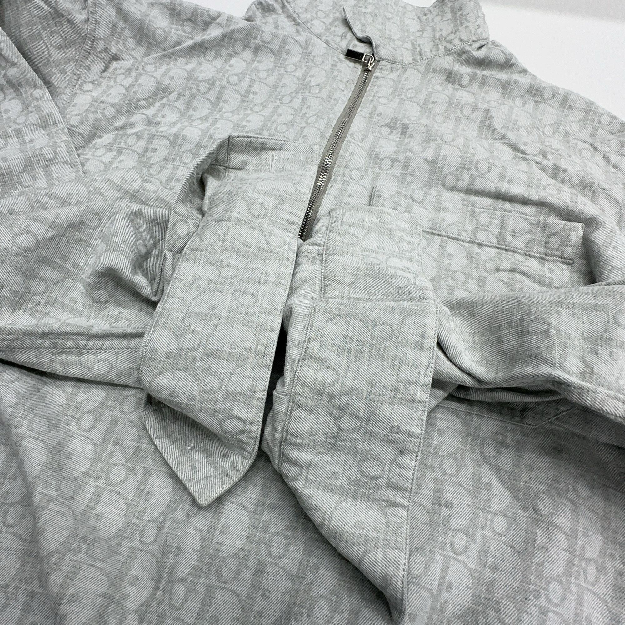 Dior Dior Oblique Half-Zip Shirt Size 38 Size US S / EU 44-46 / 1 - 6 Thumbnail
