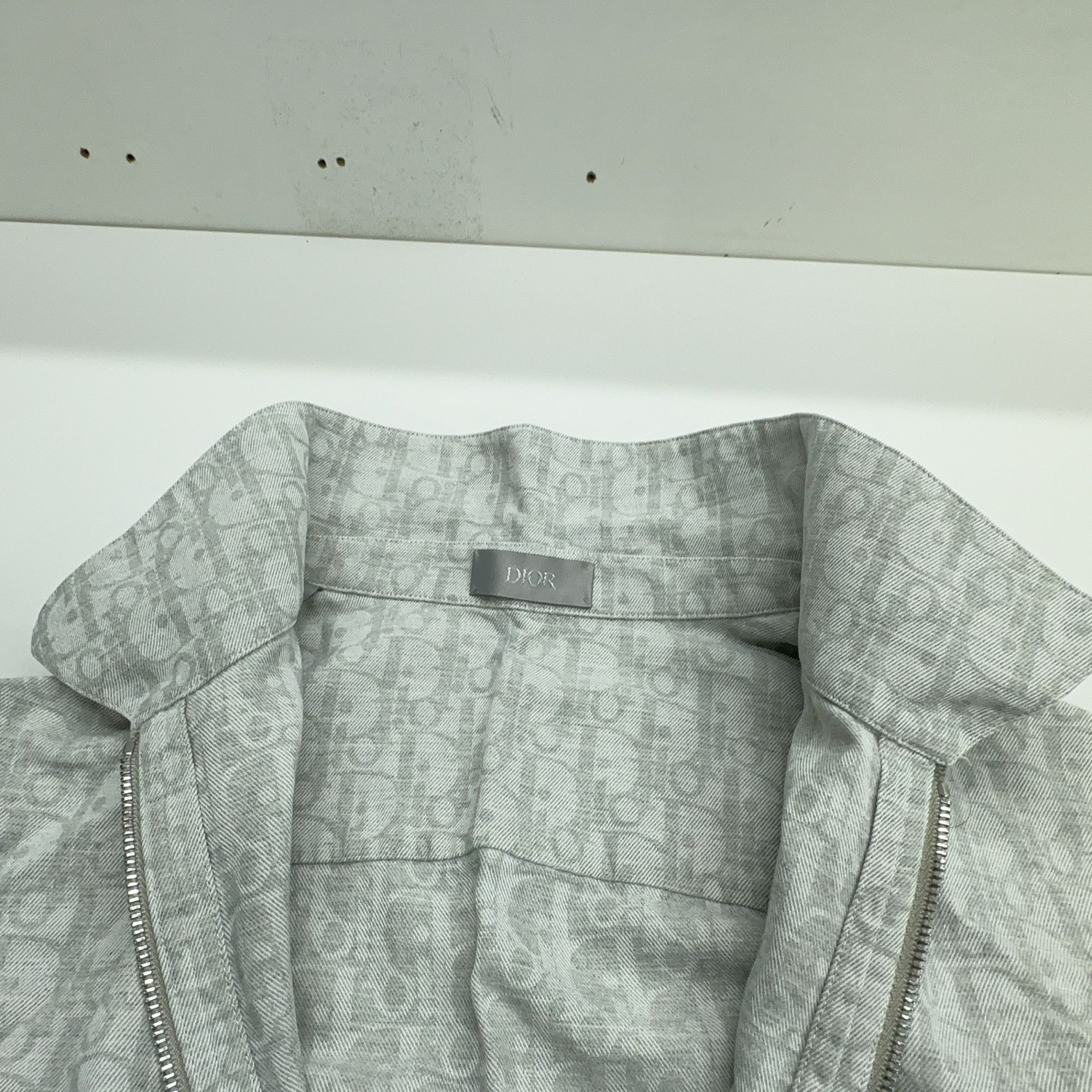 Dior Dior Oblique Half-Zip Shirt Size 38 Size US S / EU 44-46 / 1 - 7 Thumbnail