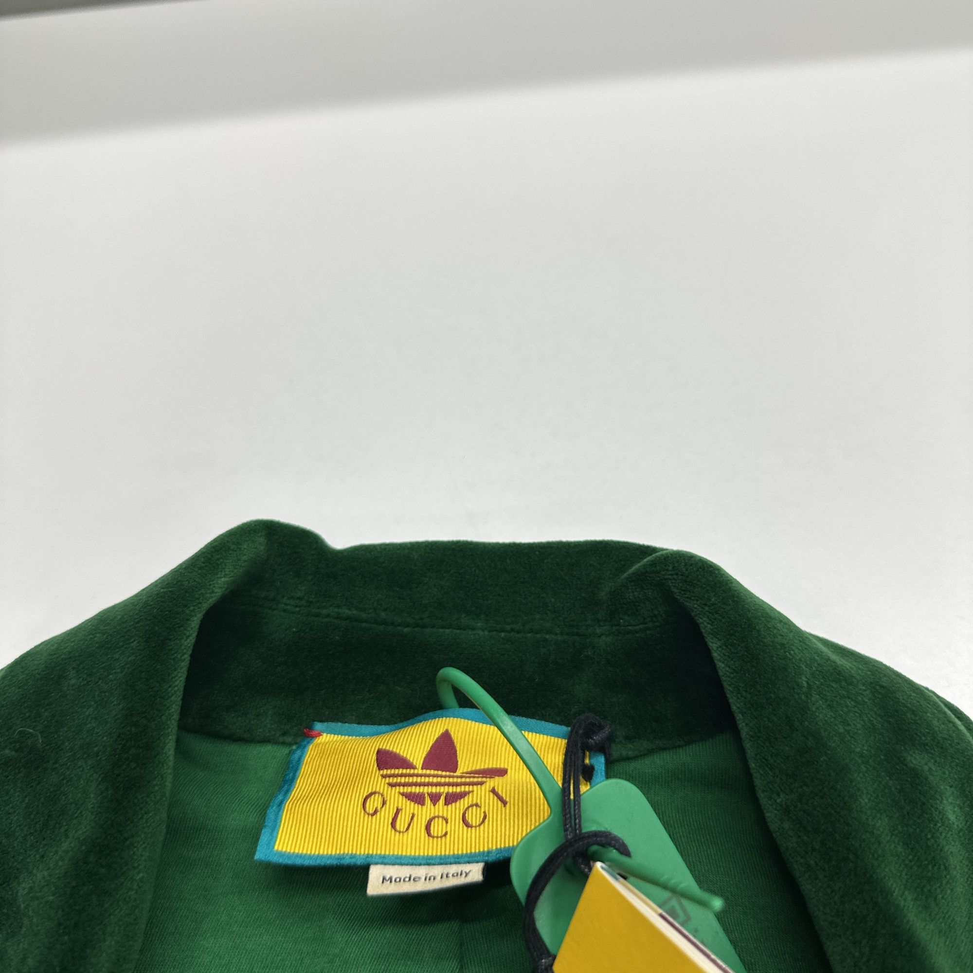 Gucci Gucci x adidas Originals Velvet Zip Jacket Size M Size US M / EU 48-50 / 2 - 3 Thumbnail