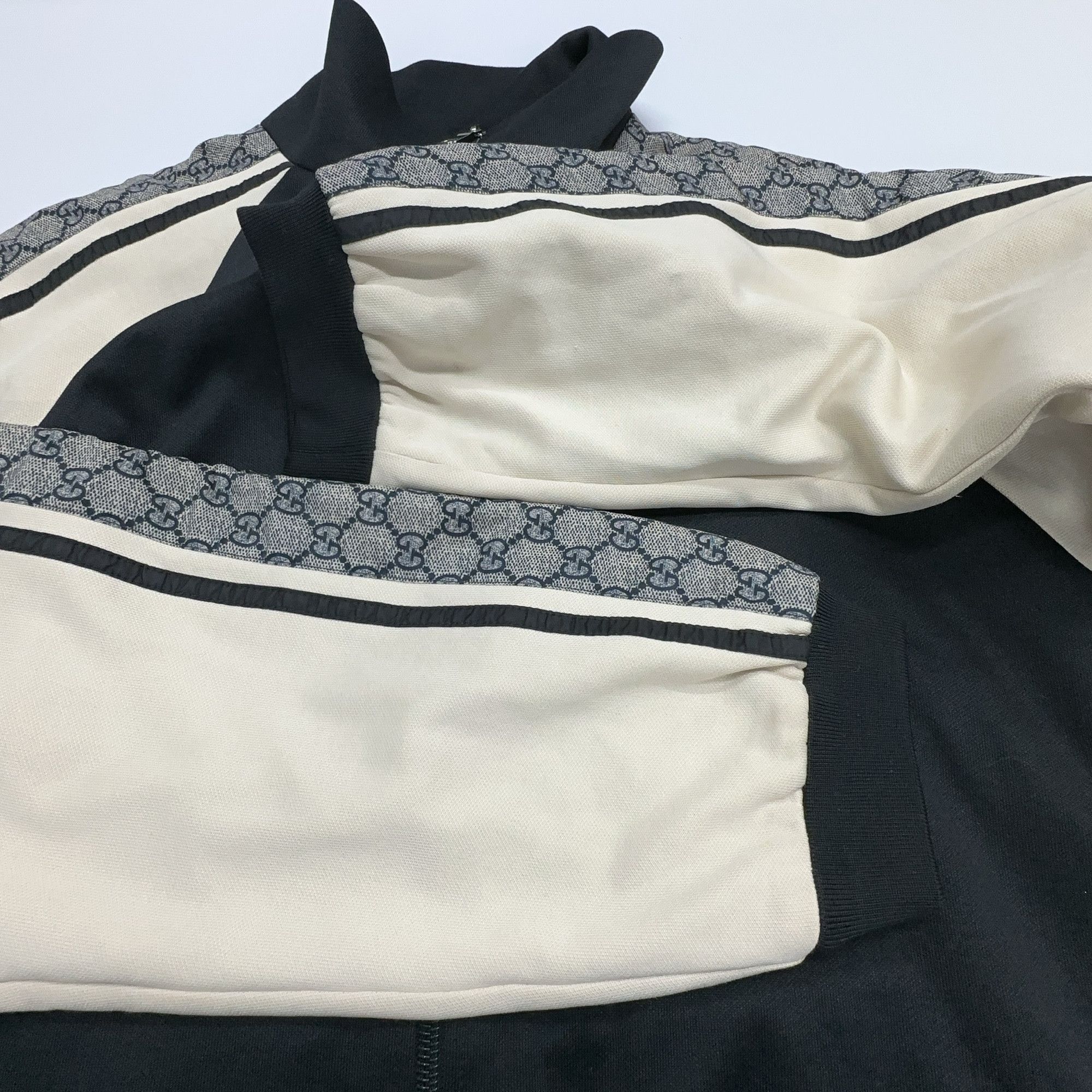 Gucci Gucci GG Monogram Stripe Track Jacket Size L Size US L / EU 52-54 / 3 - 6 Thumbnail