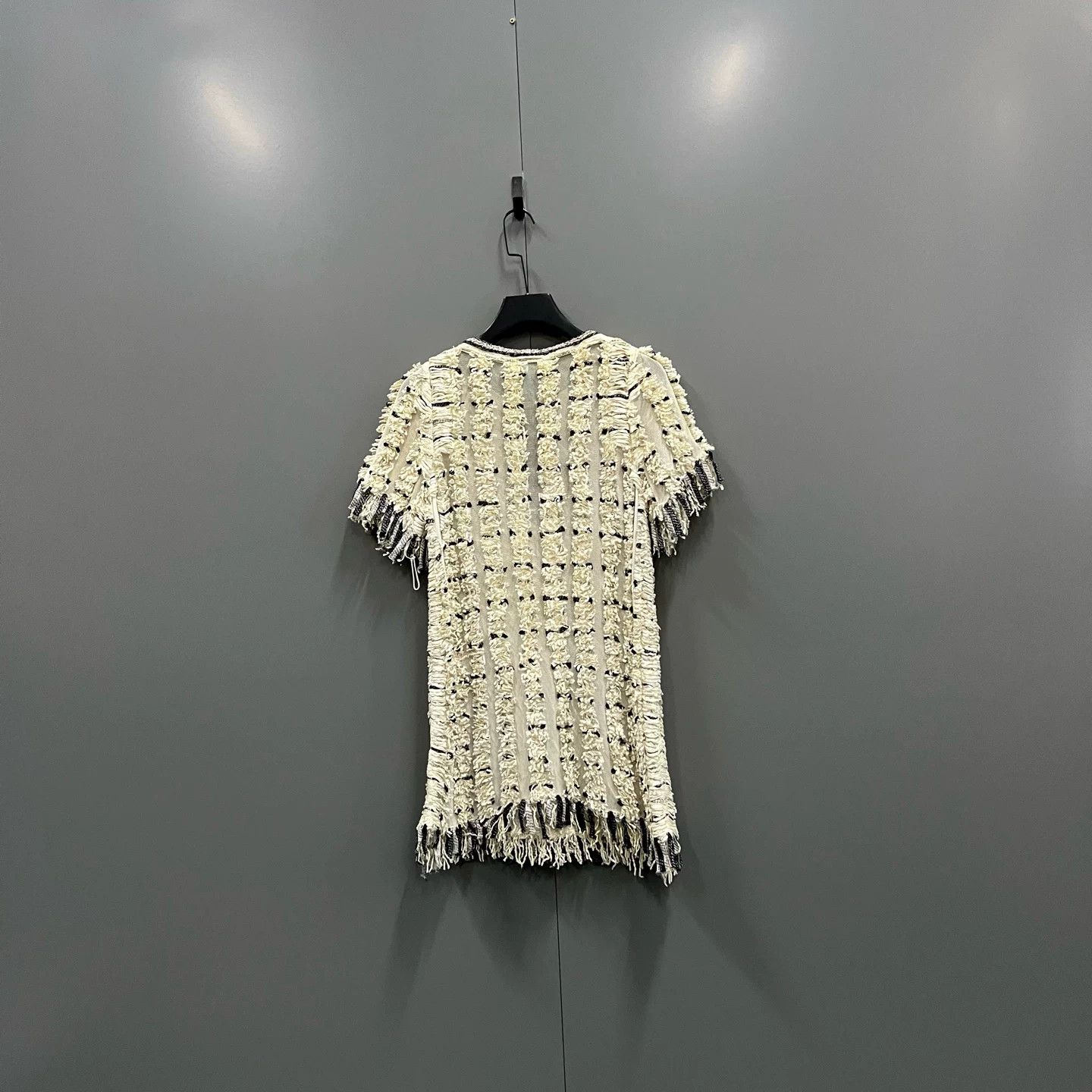 Chanel Chanel Fringe Knit Mini Dress Size 38 Size S / US 4 / IT 40 - 3 Thumbnail