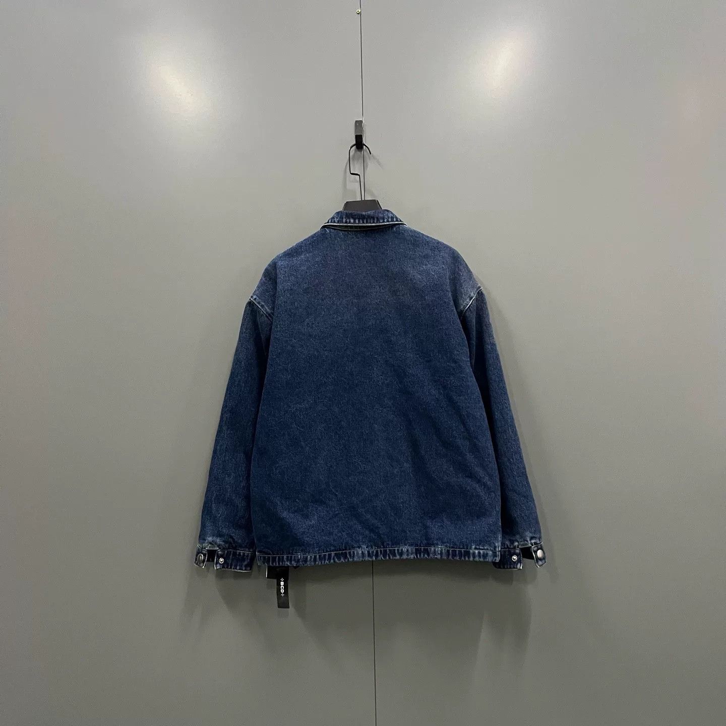 Prada Prada Logo Plaque Denim Jacket Size M Size US M / EU 48-50 / 2 - 3 Thumbnail