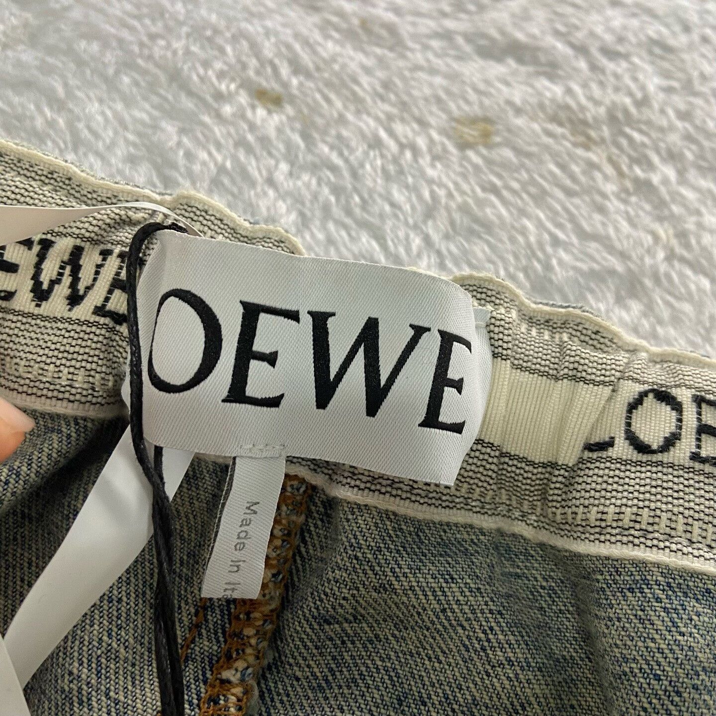 Loewe Loewe Wash Denim Drawstring Jeans Size 30 Size US 30 / EU 46 - 4 Thumbnail