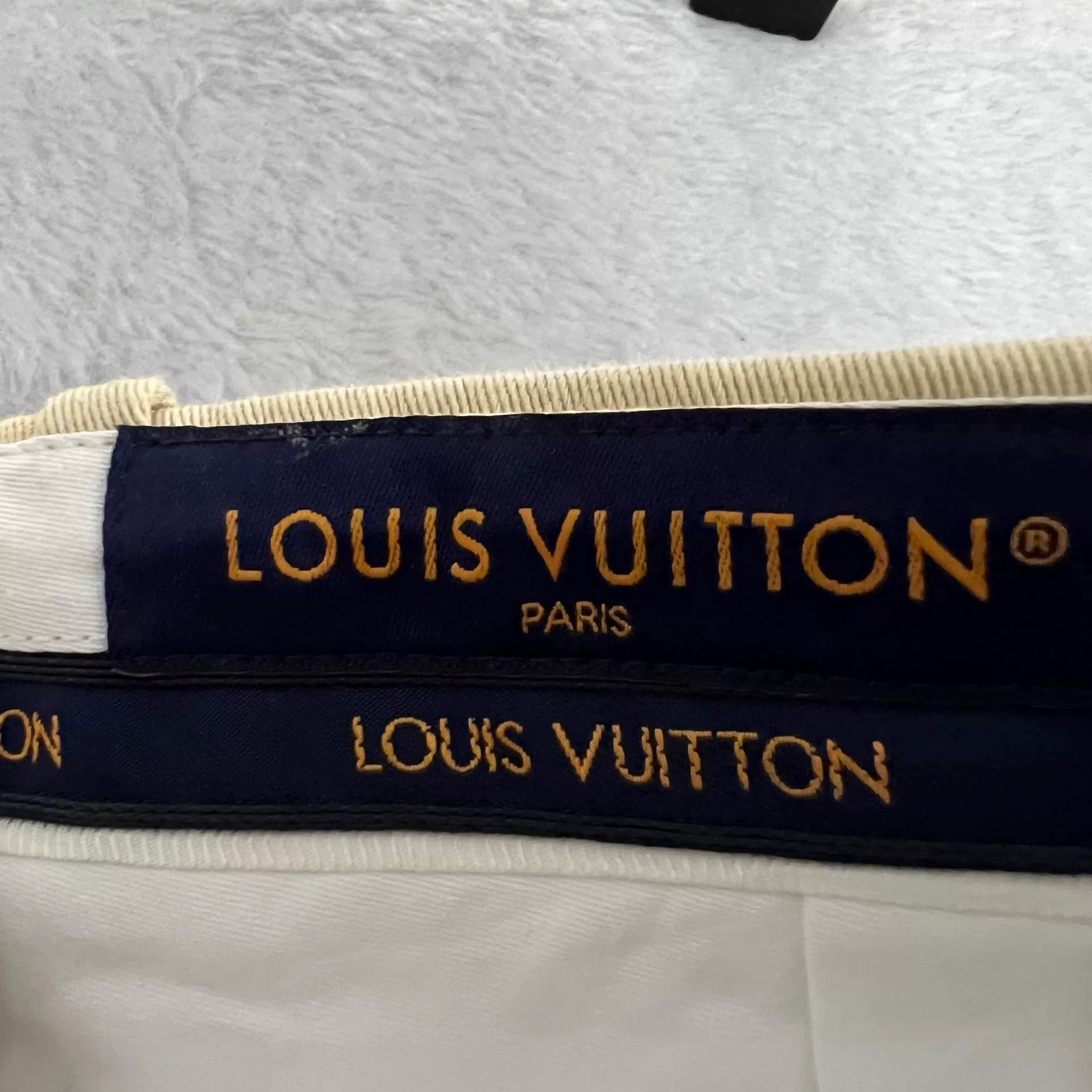 Louis Vuitton Louis Vuitton Beige Trousers Size 48 Size US 32 / EU 48 - 4 Thumbnail