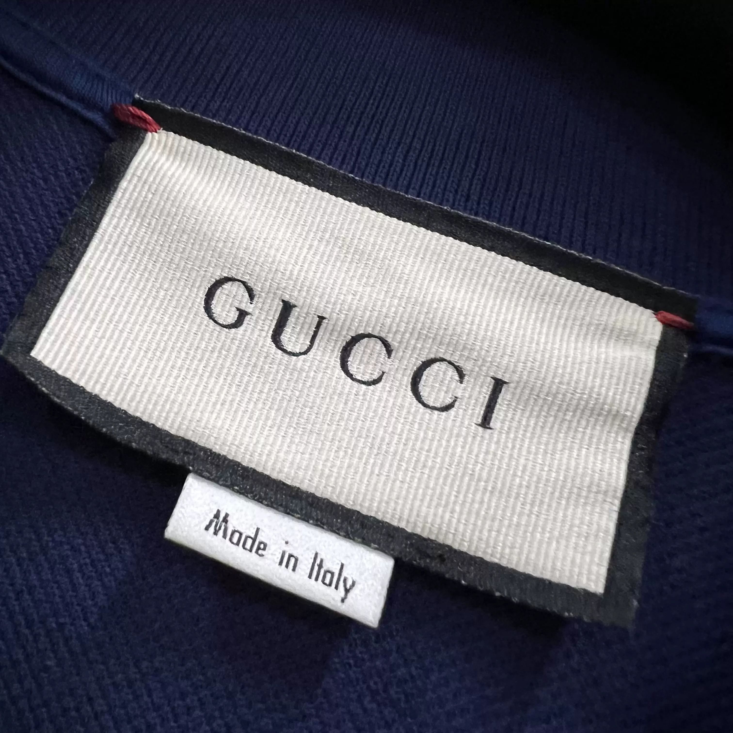 Gucci Gucci Blue Long Sleeve Polo Size M Size US M / EU 48-50 / 2 - 3 Thumbnail